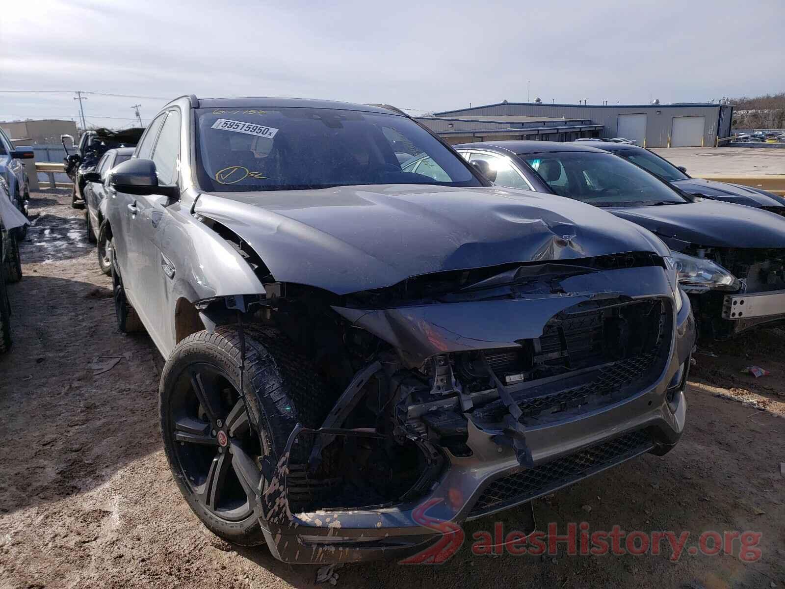 SADCL2FN6KA607752 2019 JAGUAR F-PACE