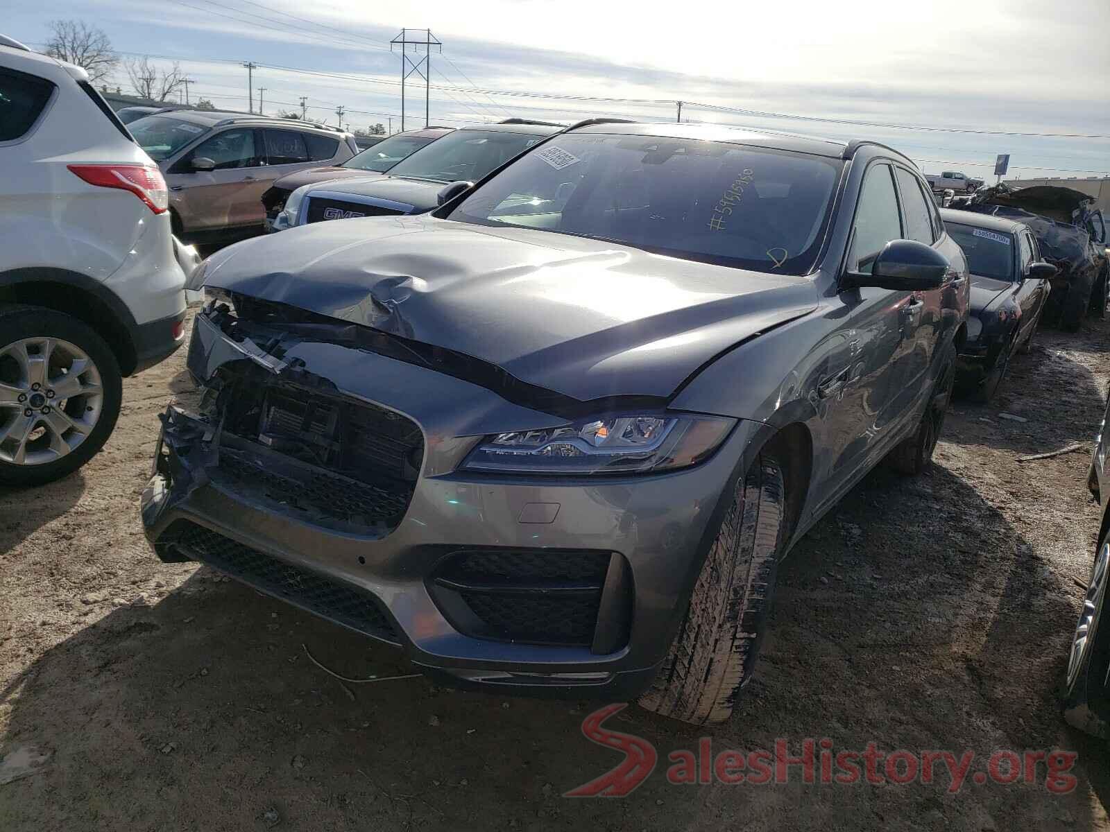 SADCL2FN6KA607752 2019 JAGUAR F-PACE