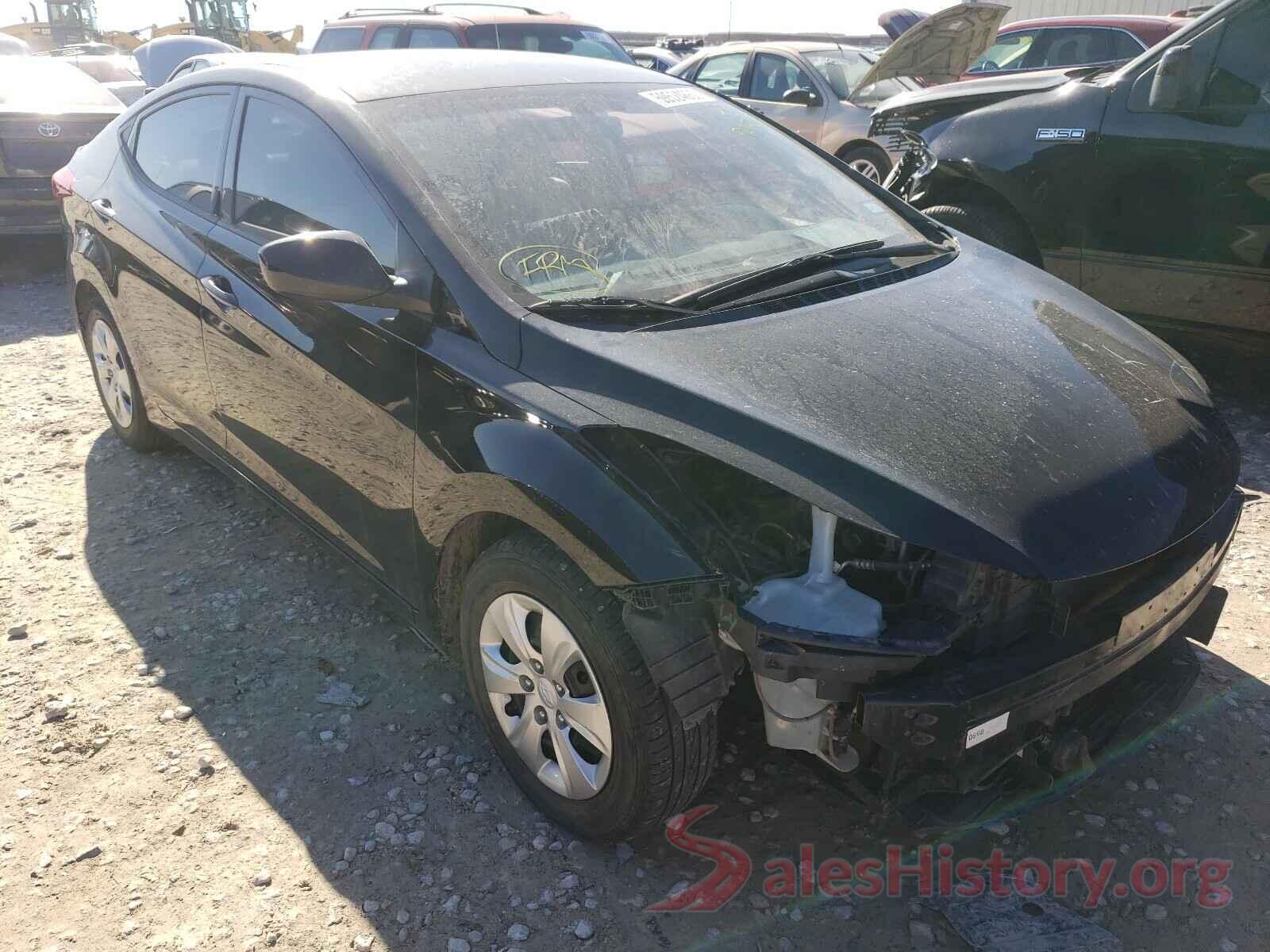 5NPDH4AE6GH781826 2016 HYUNDAI ELANTRA