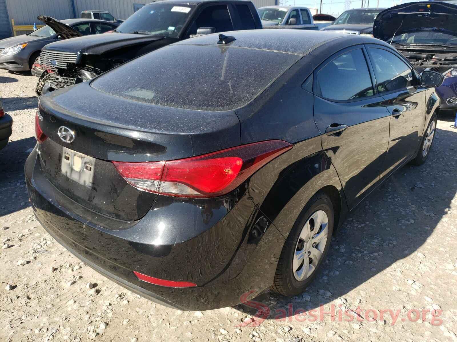 5NPDH4AE6GH781826 2016 HYUNDAI ELANTRA