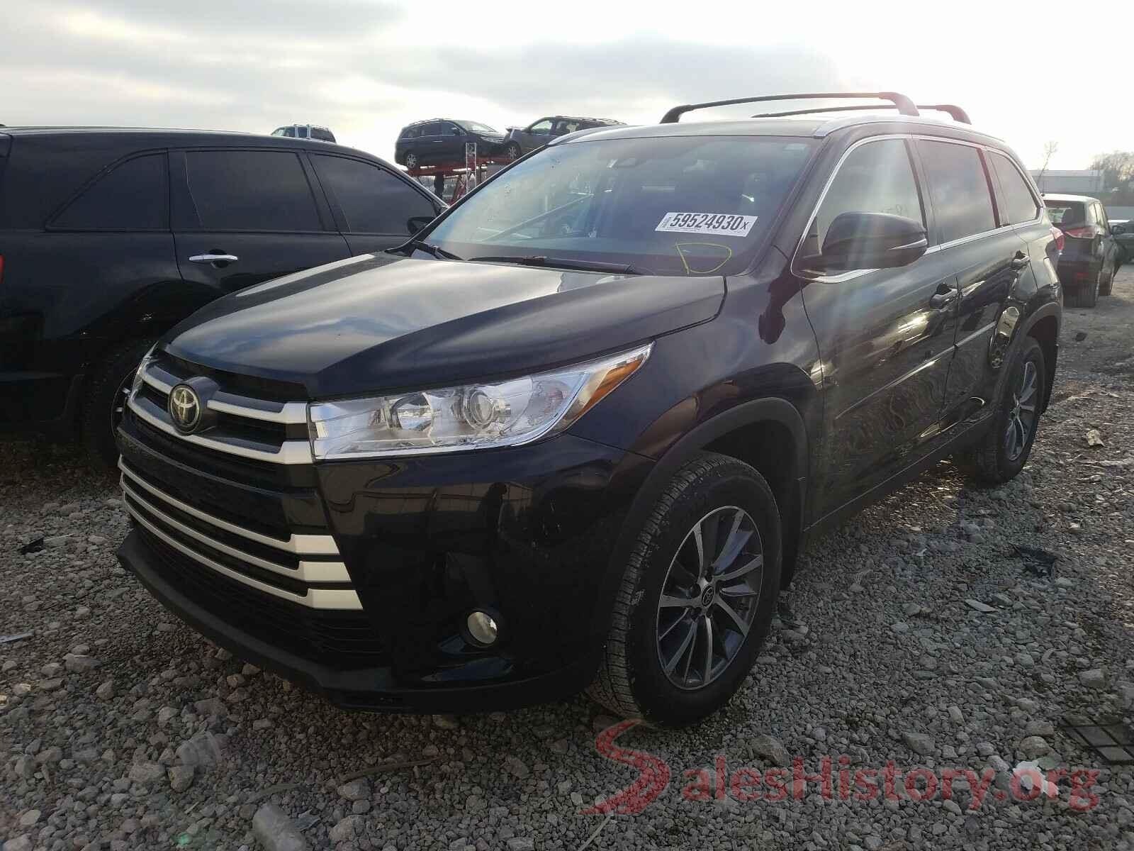 5TDJZRFH7KS626737 2019 TOYOTA HIGHLANDER