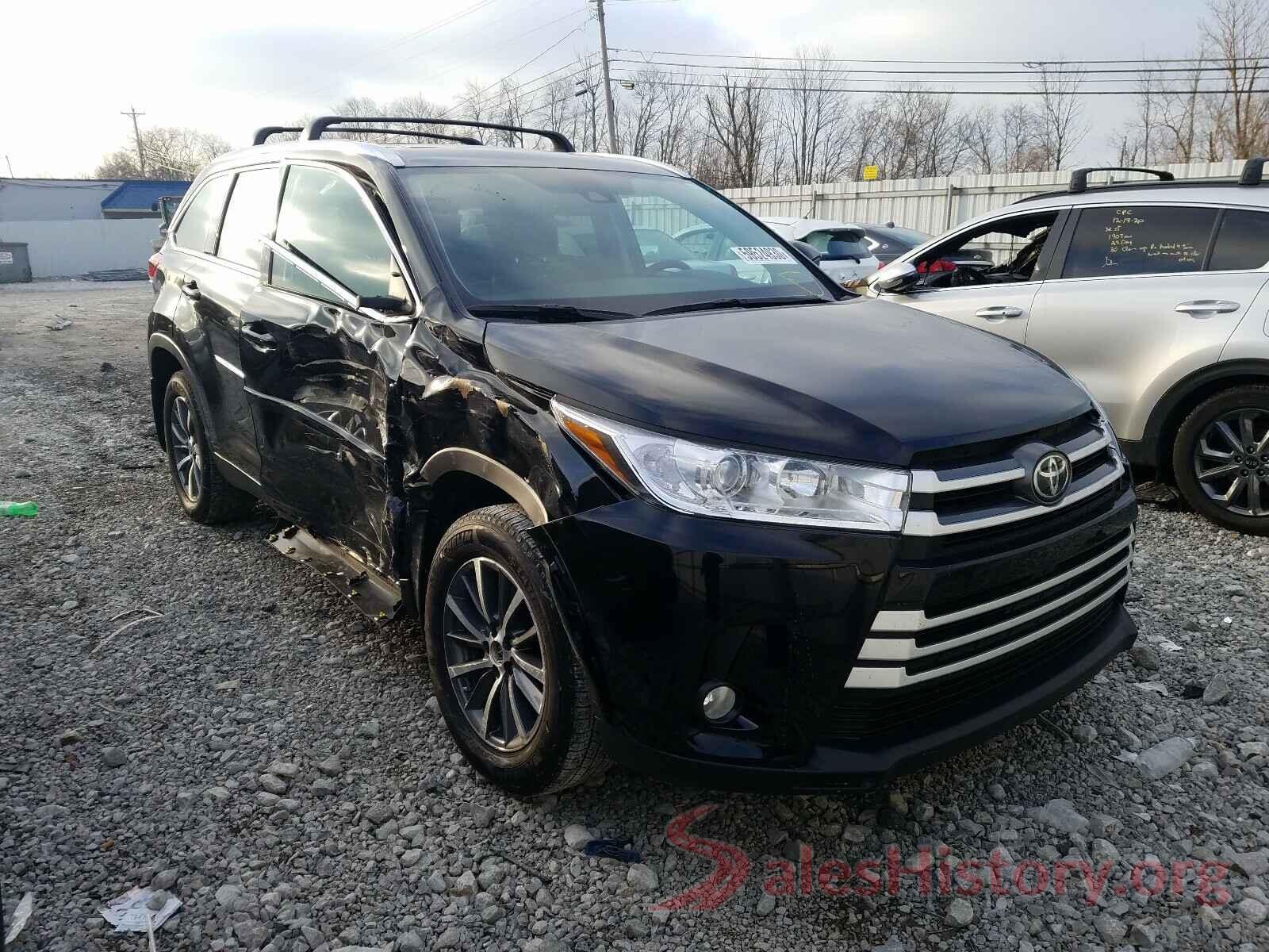 5TDJZRFH7KS626737 2019 TOYOTA HIGHLANDER