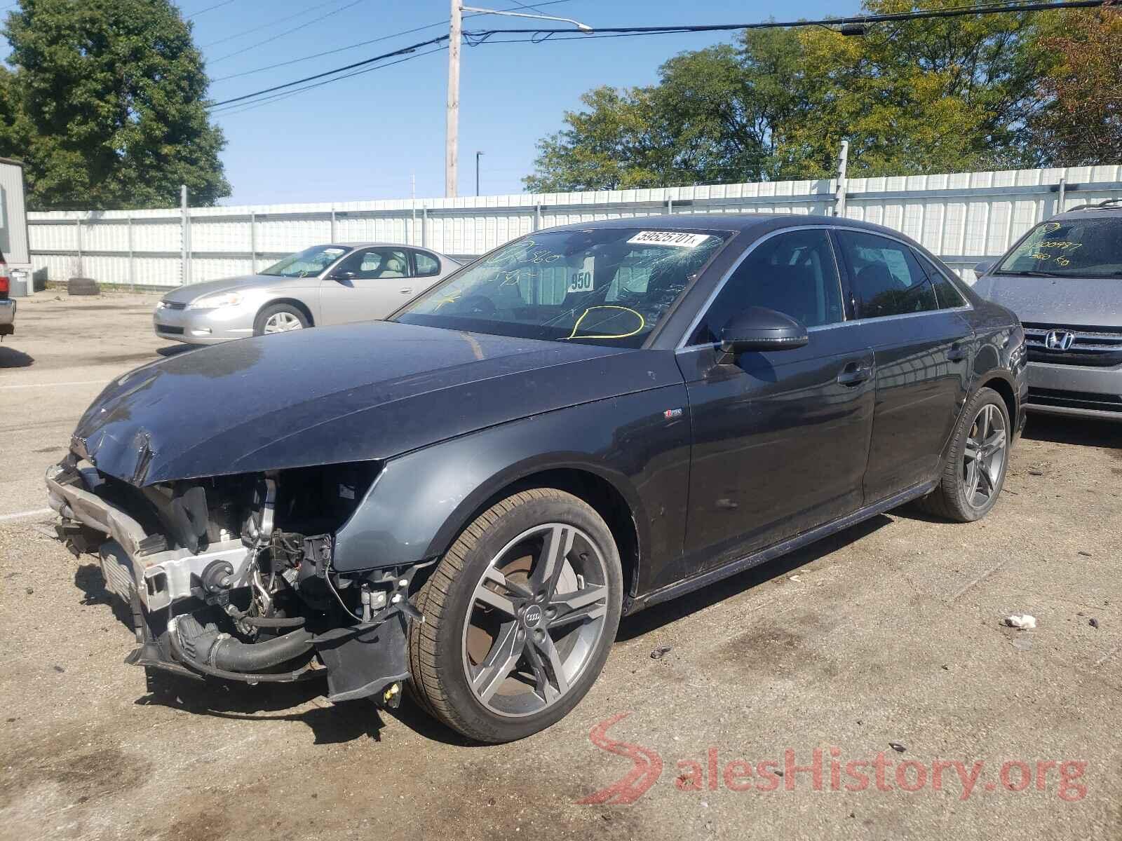 WAUENAF4XHN002664 2017 AUDI A4