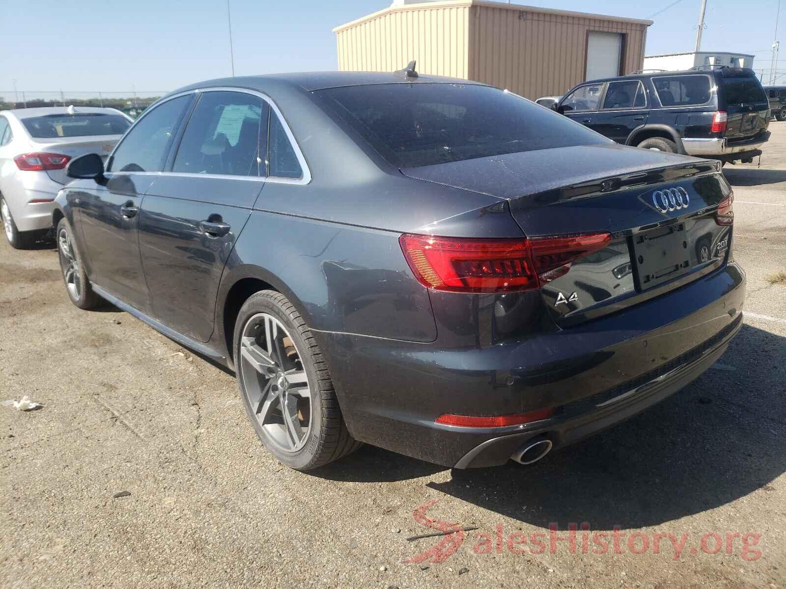 WAUENAF4XHN002664 2017 AUDI A4