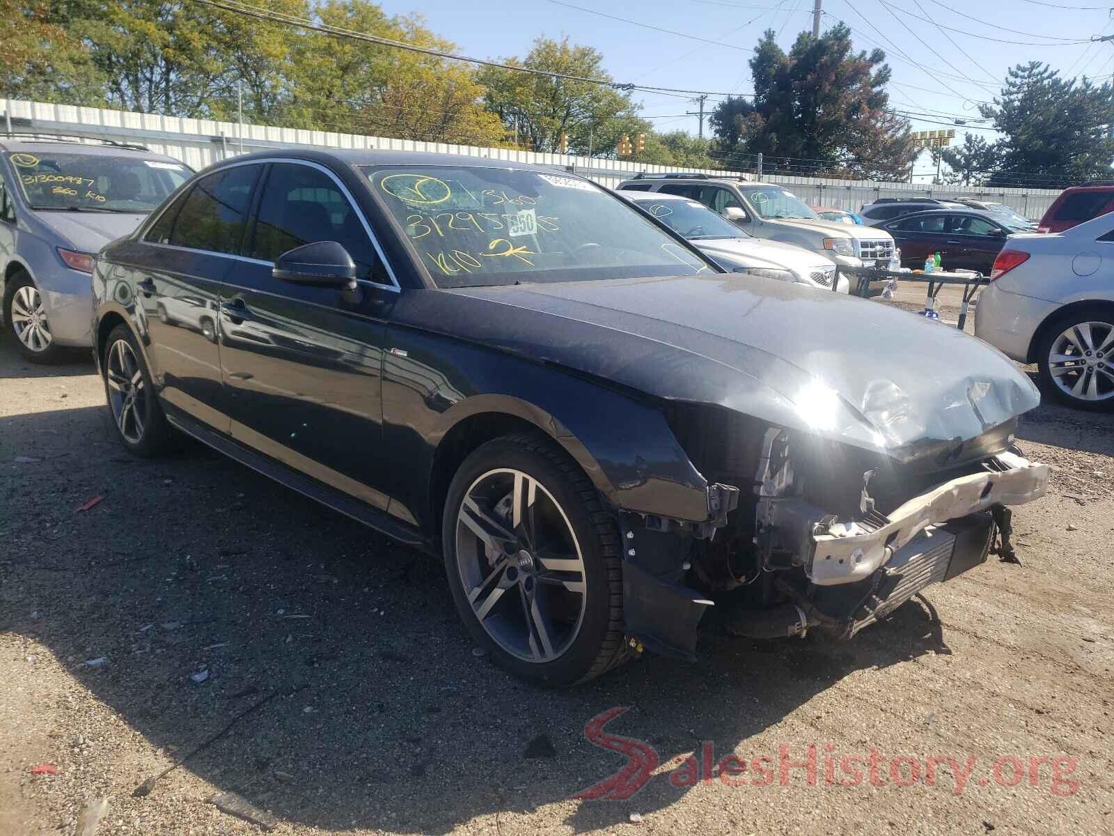 WAUENAF4XHN002664 2017 AUDI A4