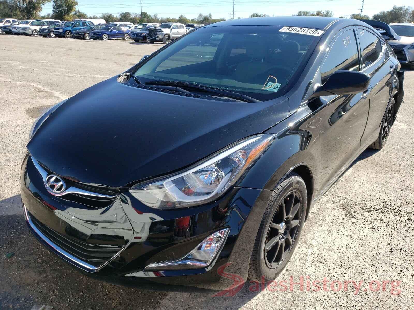 5NPDH4AE7GH747801 2016 HYUNDAI ELANTRA