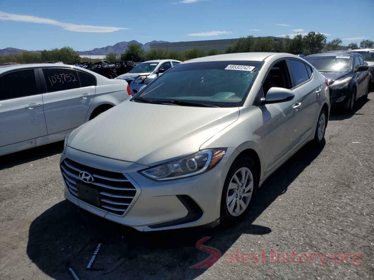 5NPD74LF0HH162553 2017 HYUNDAI ELANTRA