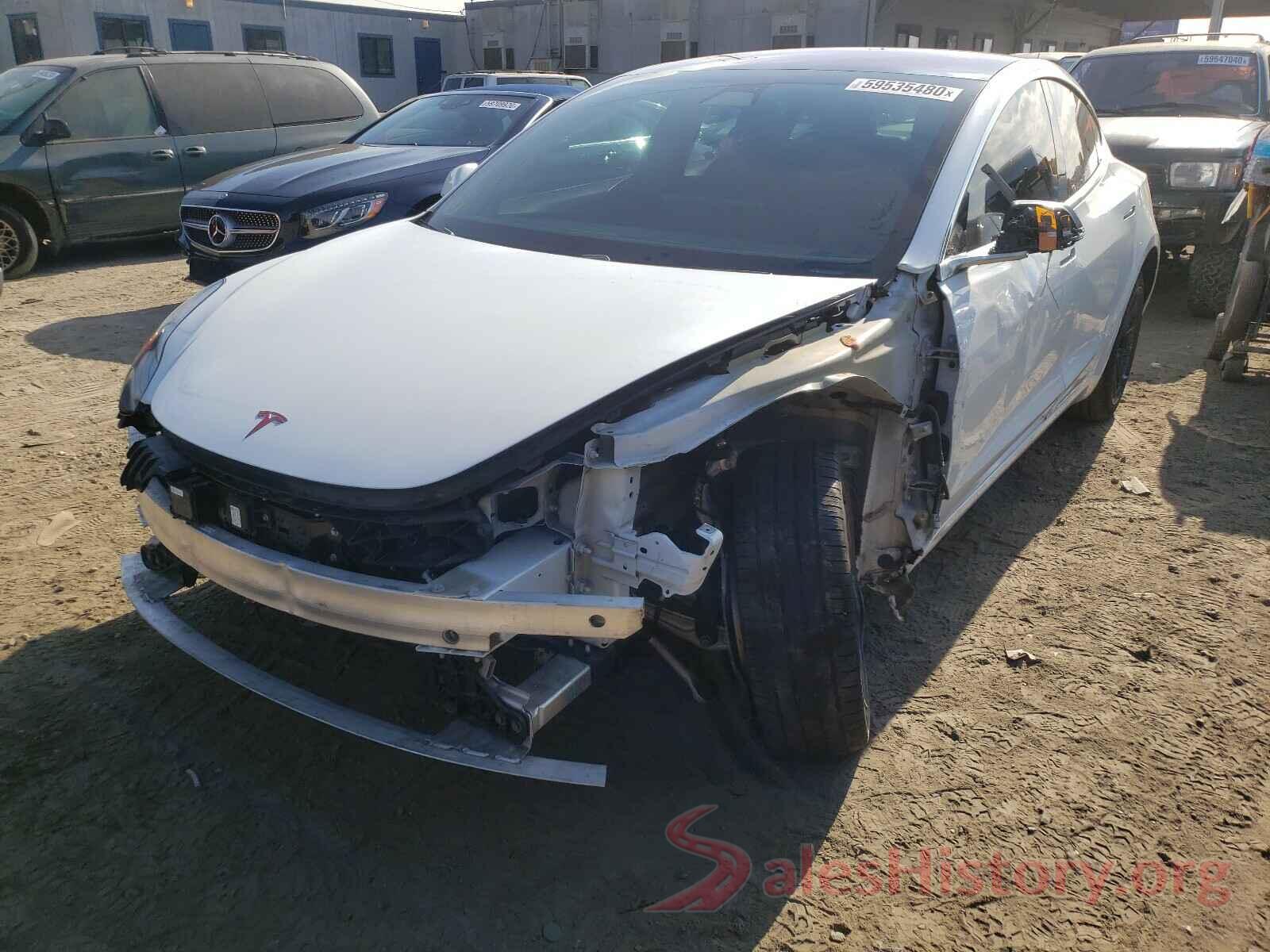 5YJ3E1EA0JF040412 2018 TESLA MODEL 3