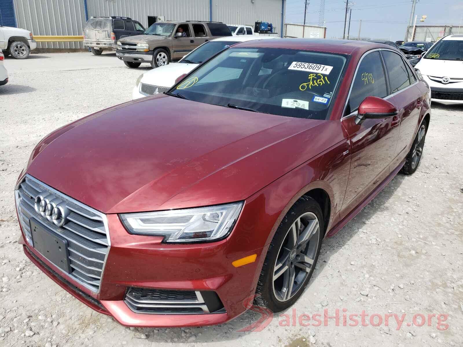 WAUENAF48JA074511 2018 AUDI A4