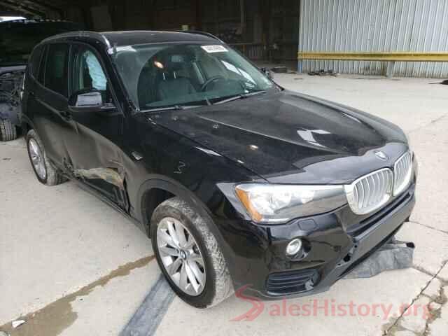 5UXWZ7C39H0X43250 2017 BMW X3