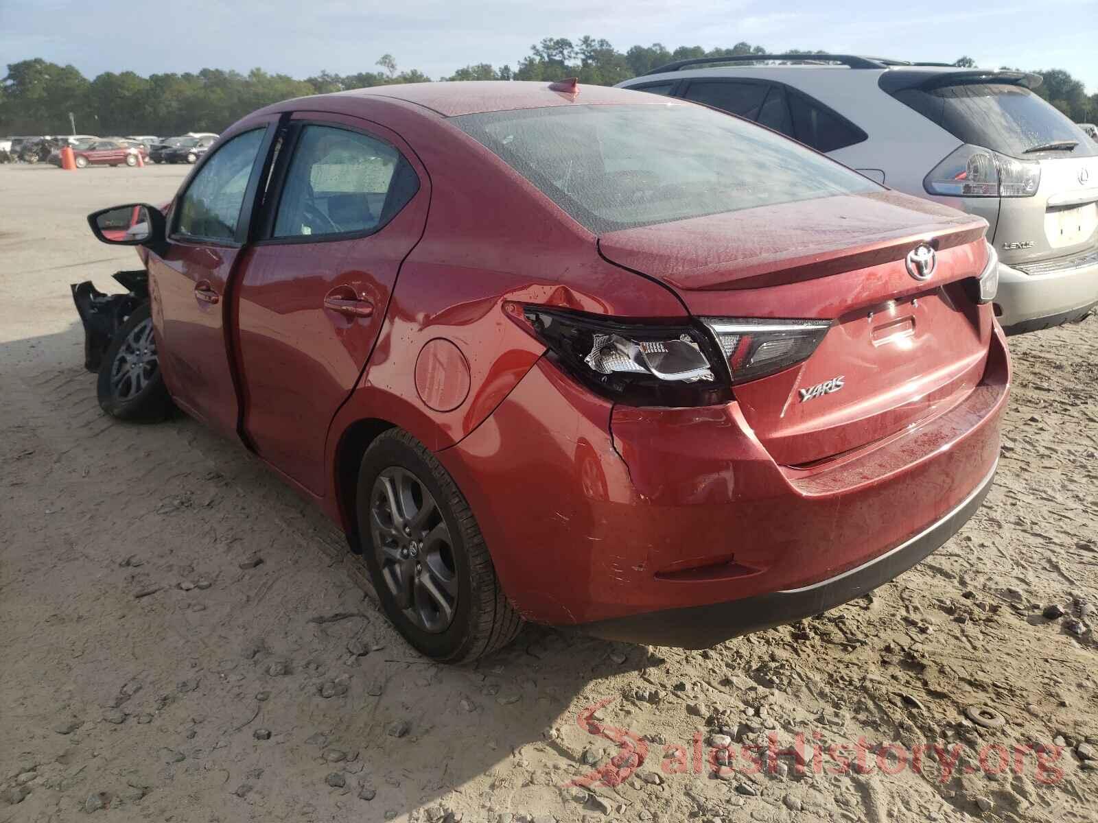 3MYDLBYVXKY520642 2019 TOYOTA YARIS