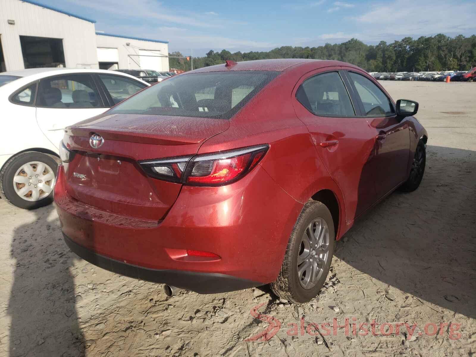 3MYDLBYVXKY520642 2019 TOYOTA YARIS