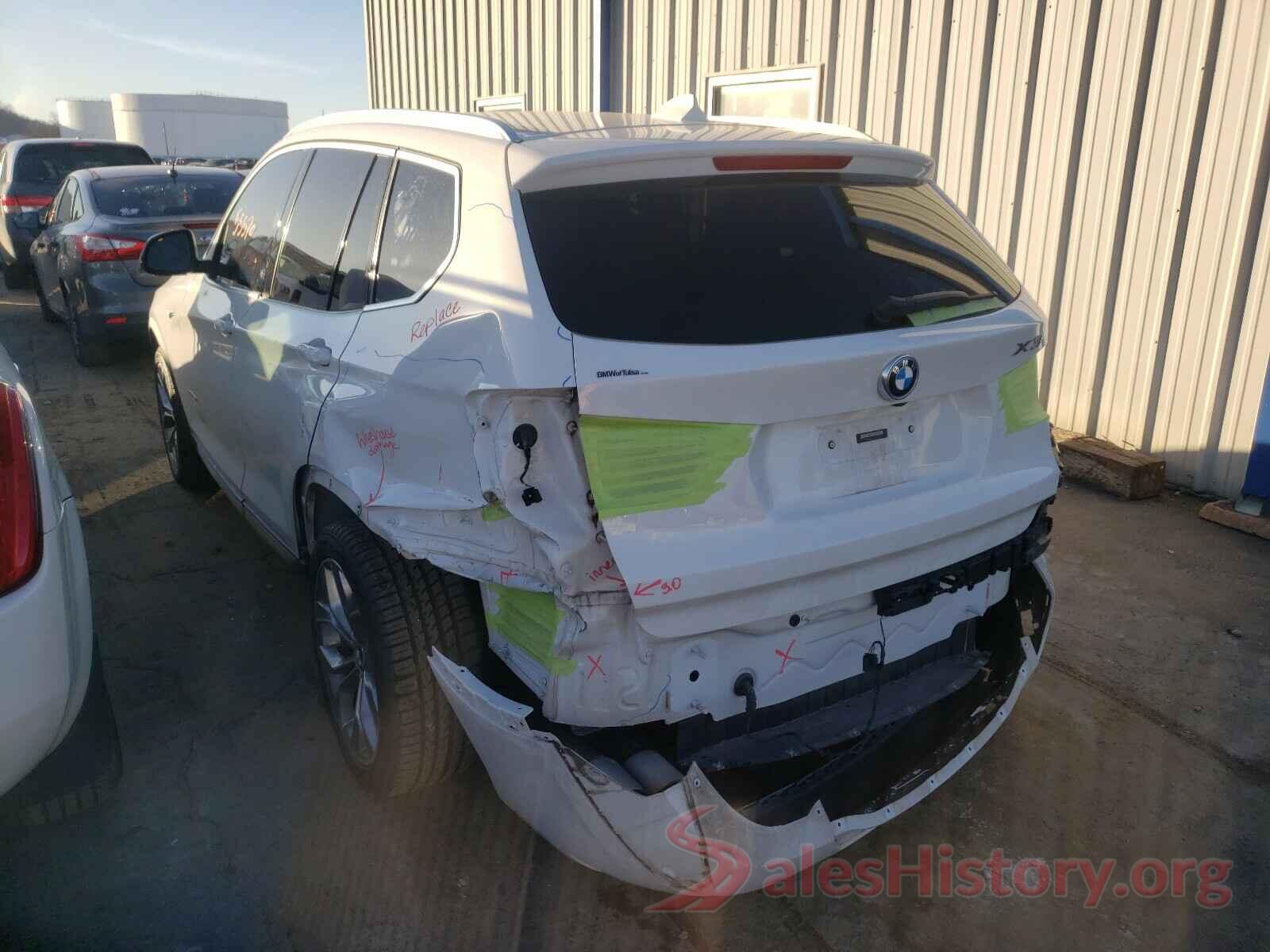 5UXWX9C50H0T13612 2017 BMW X3