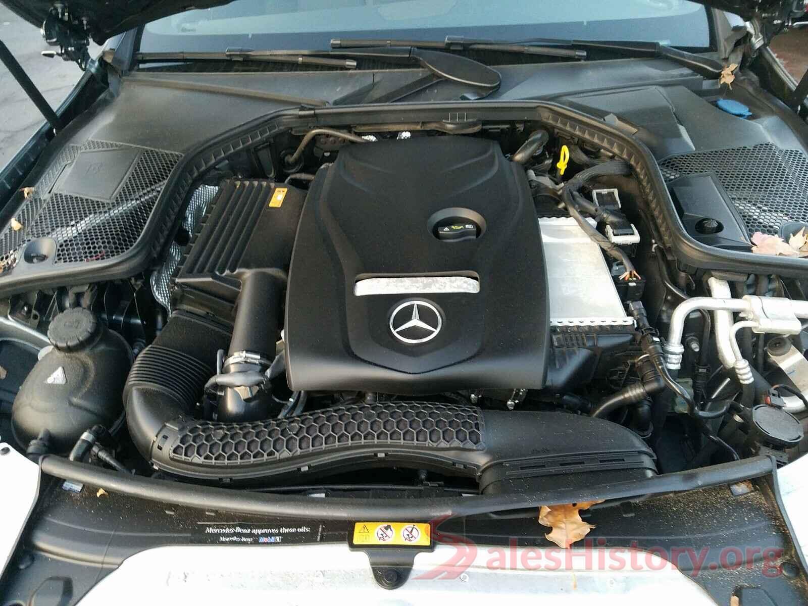 WDDWJ4KB7HF527593 2017 MERCEDES-BENZ C CLASS