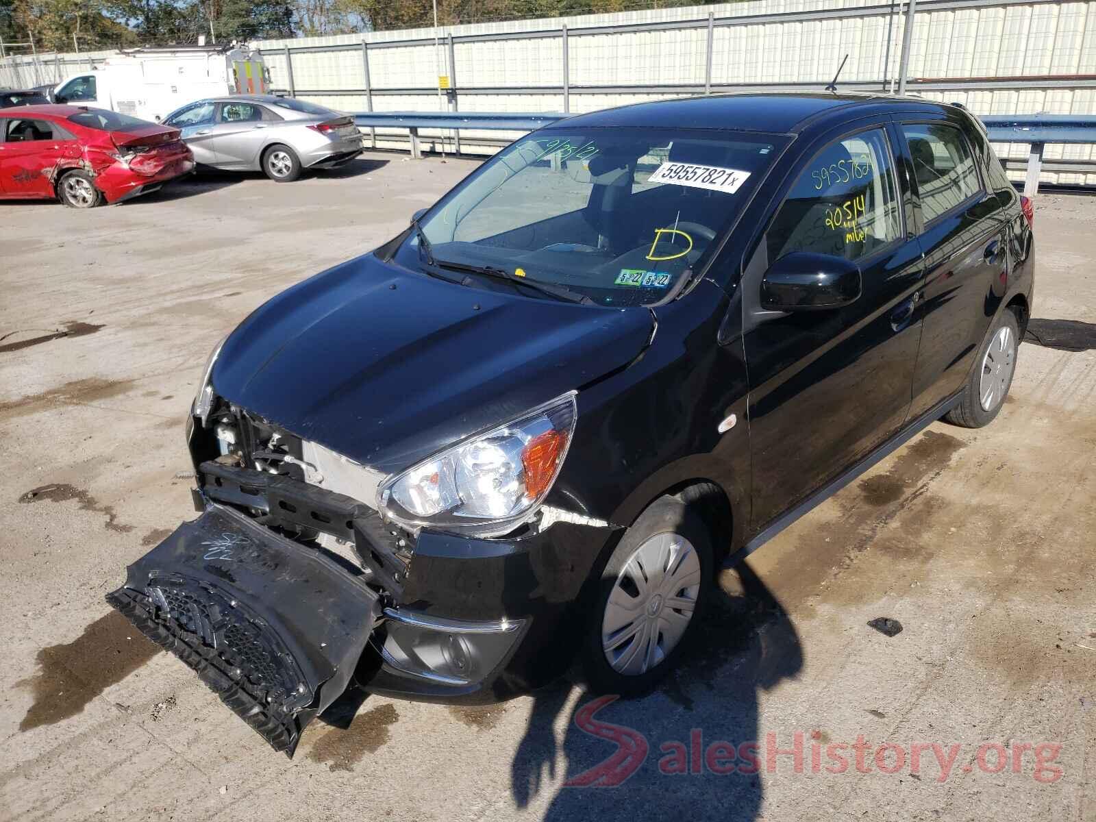 ML32A3HJXKH011244 2019 MITSUBISHI MIRAGE