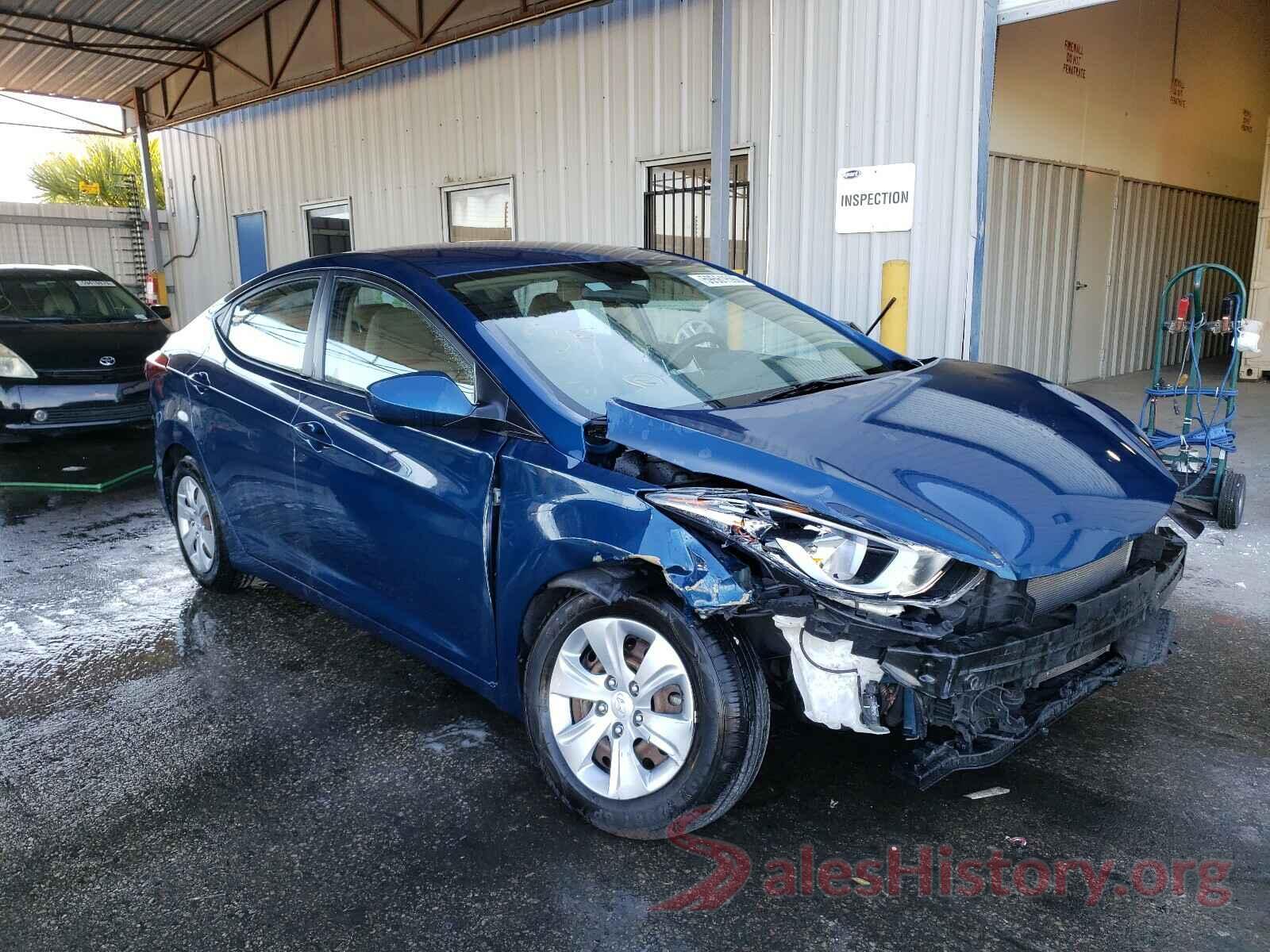 KMHDH4AE0GU567416 2016 HYUNDAI ELANTRA