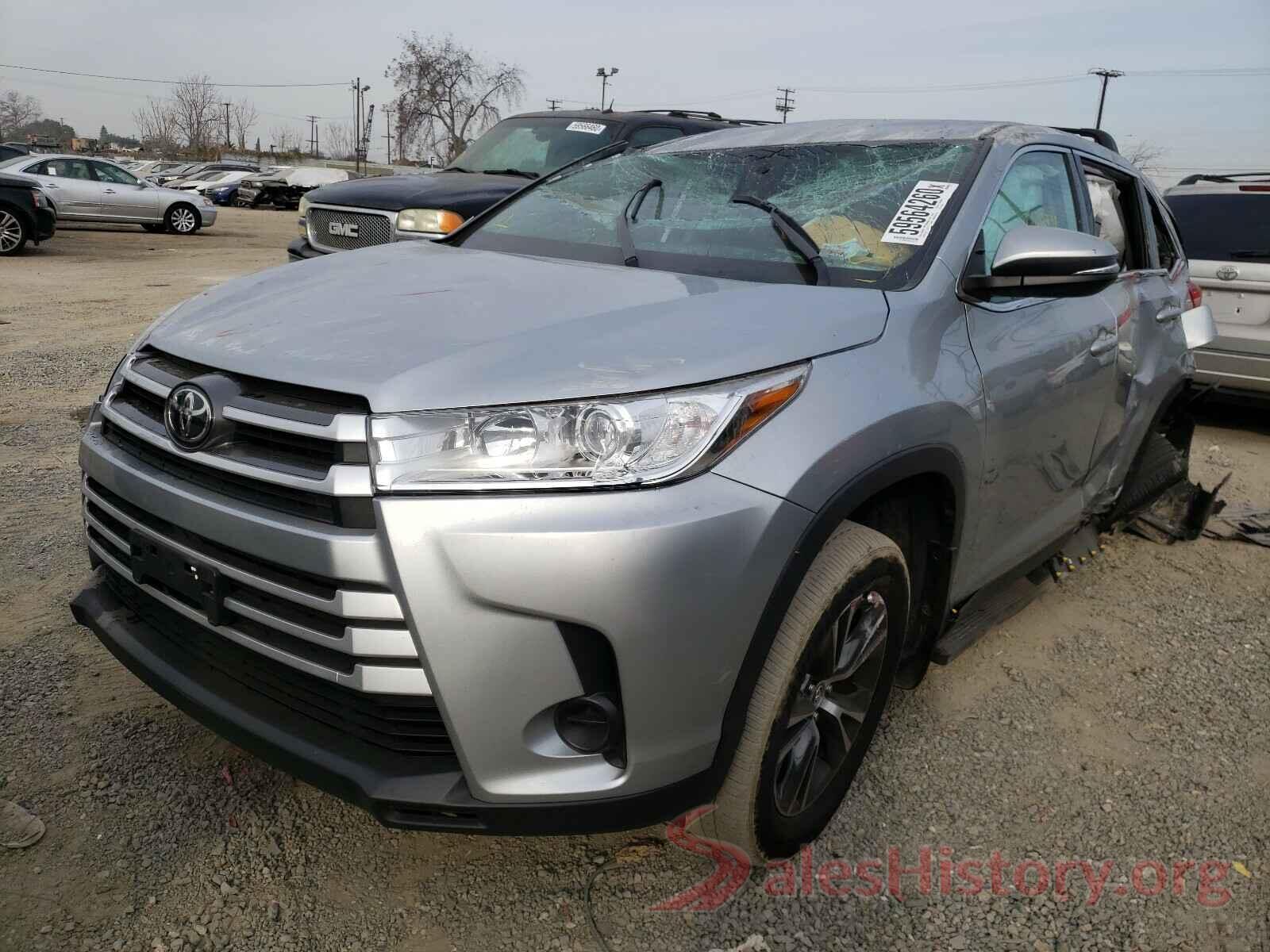 5TDZARFH5KS052598 2019 TOYOTA HIGHLANDER