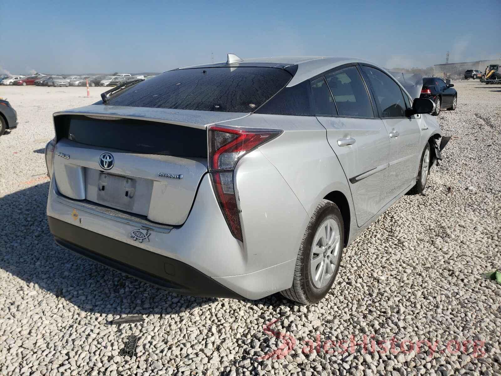 JTDKBRFU5G3009304 2016 TOYOTA PRIUS