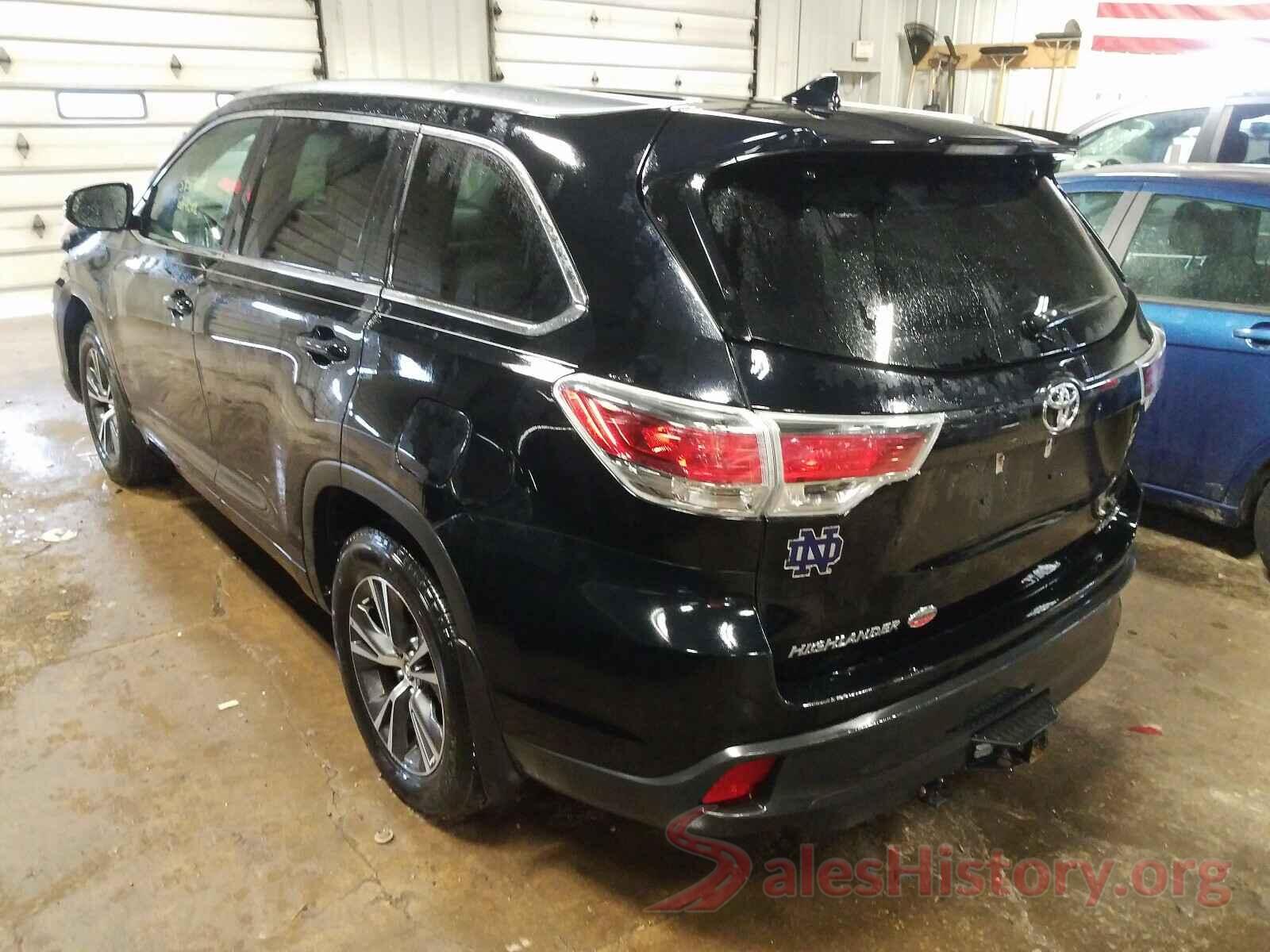 5TDJKRFH4GS227148 2016 TOYOTA HIGHLANDER