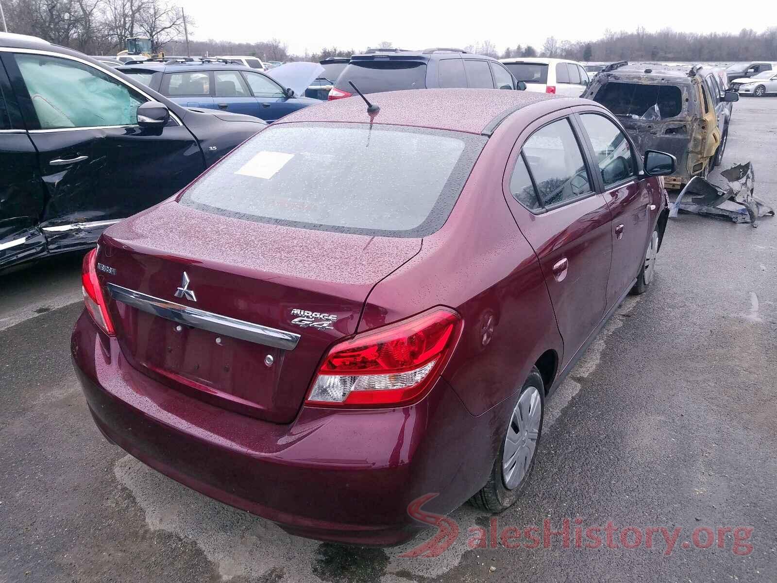 ML32F3FJ1KHF17651 2019 MITSUBISHI MIRAGE