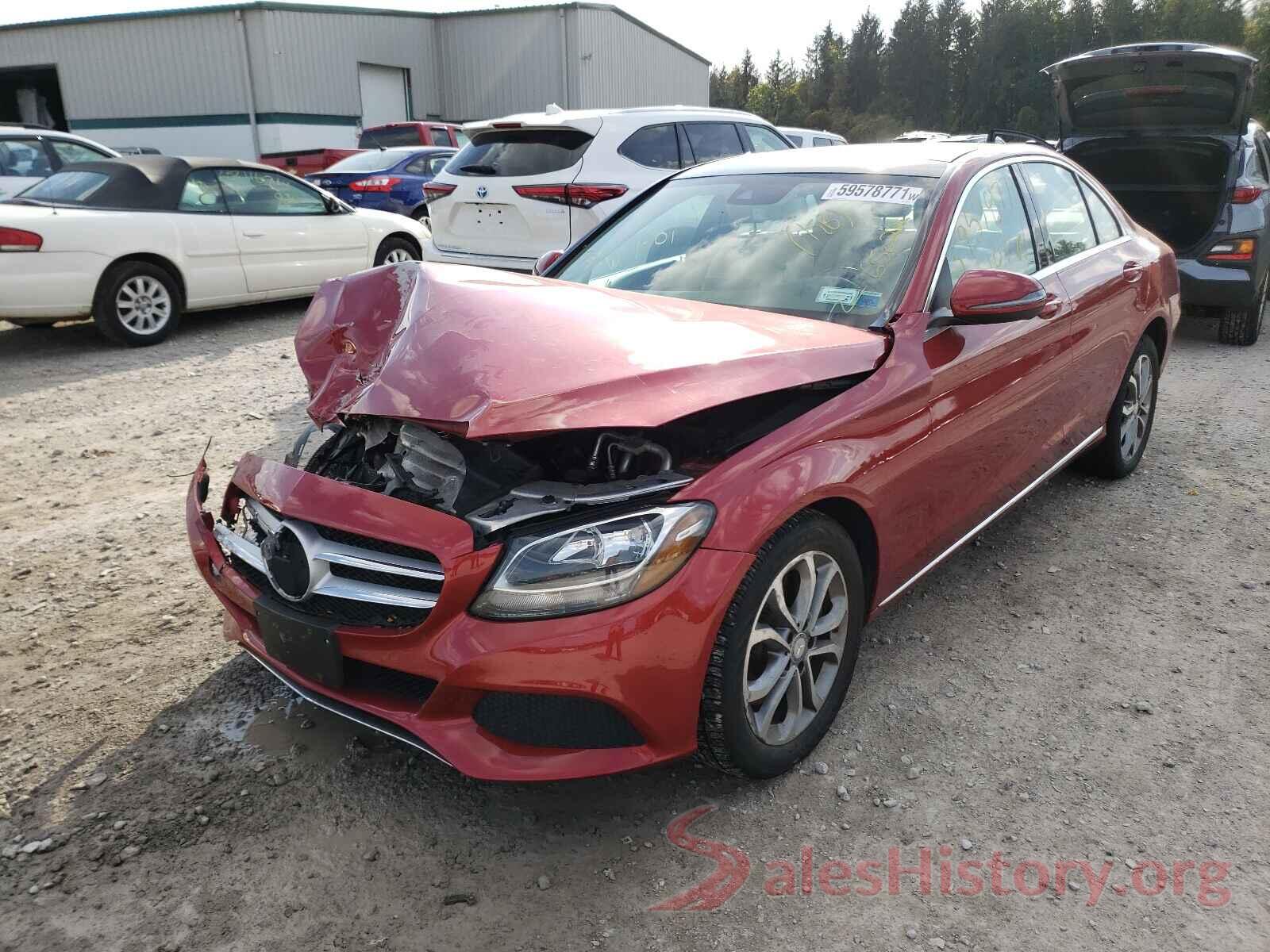 55SWF4KB8HU199129 2017 MERCEDES-BENZ C-CLASS