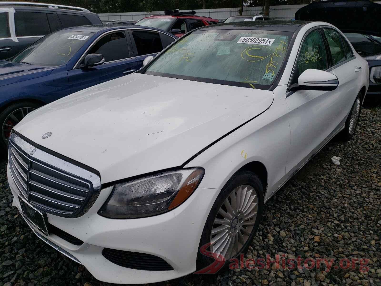 55SWF4KB5HU190582 2017 MERCEDES-BENZ C-CLASS