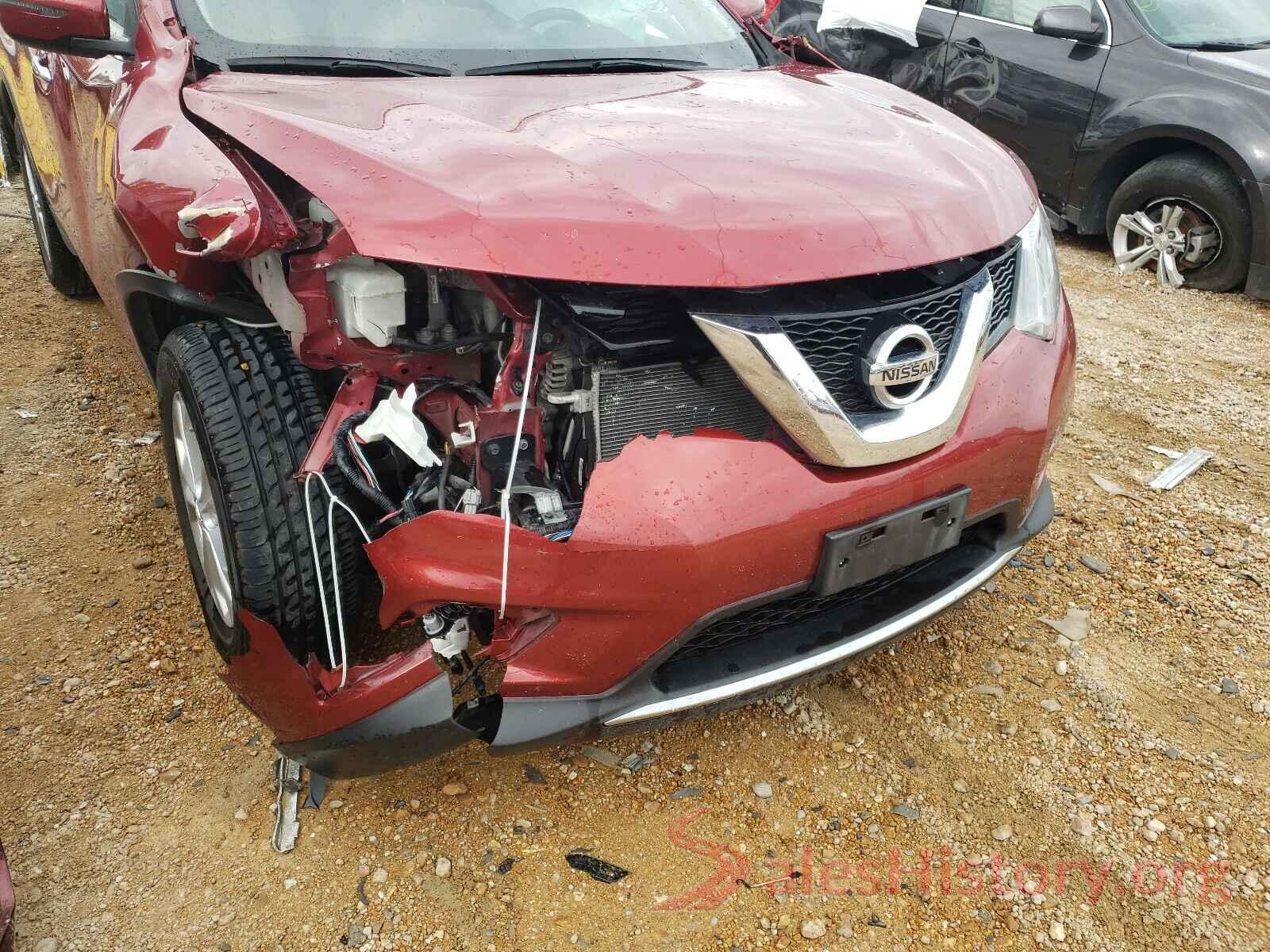 KNMAT2MTXGP721018 2016 NISSAN ROGUE