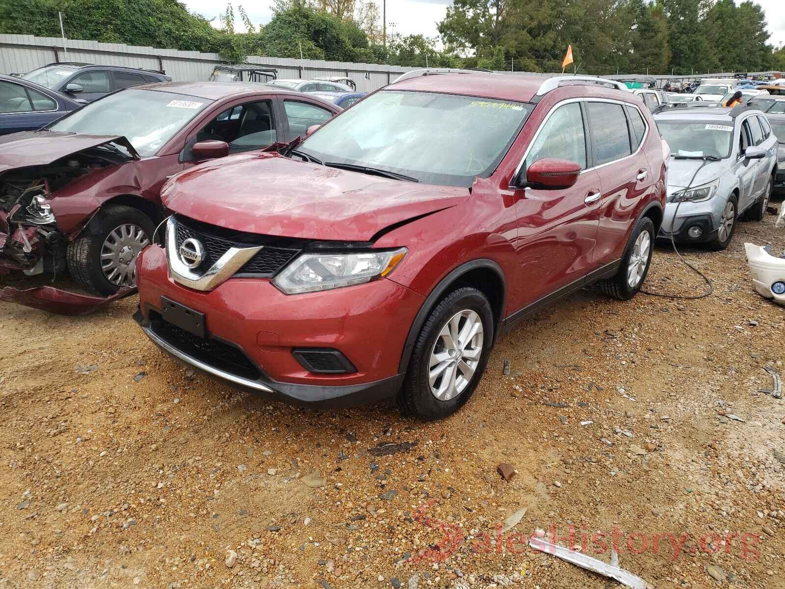 KNMAT2MTXGP721018 2016 NISSAN ROGUE