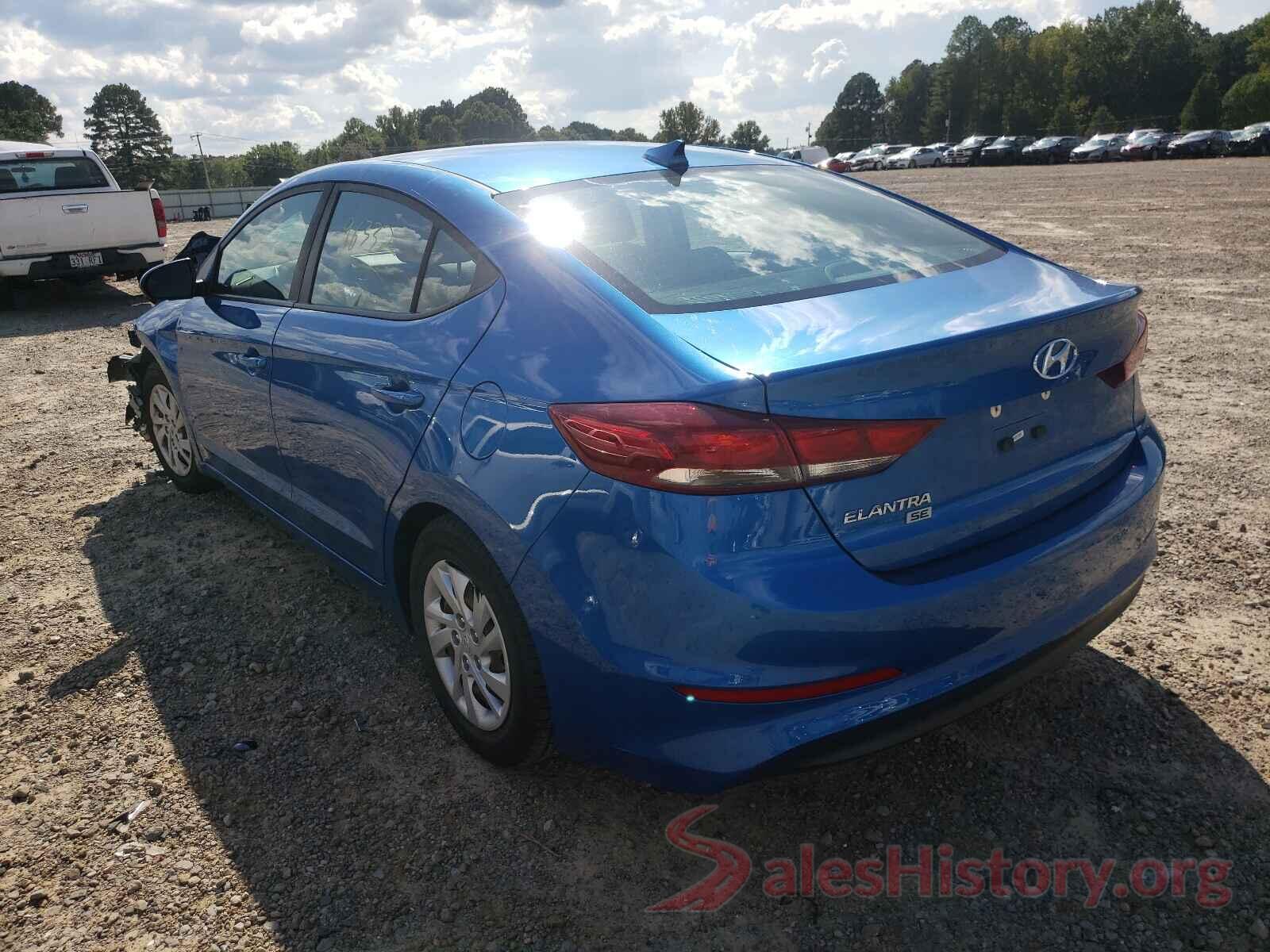 5NPD74LF9HH179318 2017 HYUNDAI ELANTRA