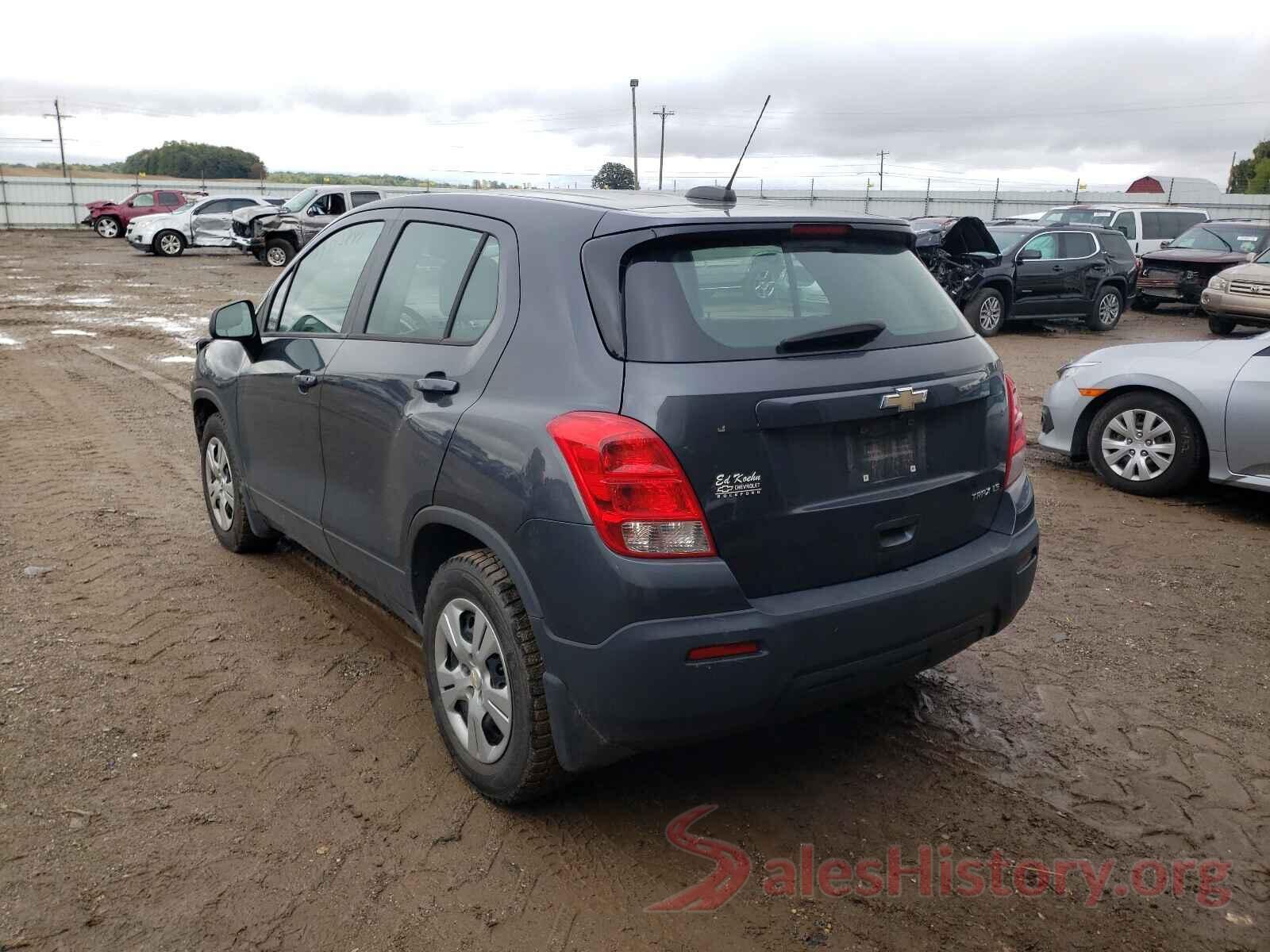 3GNCJKSB8GL218938 2016 CHEVROLET TRAX