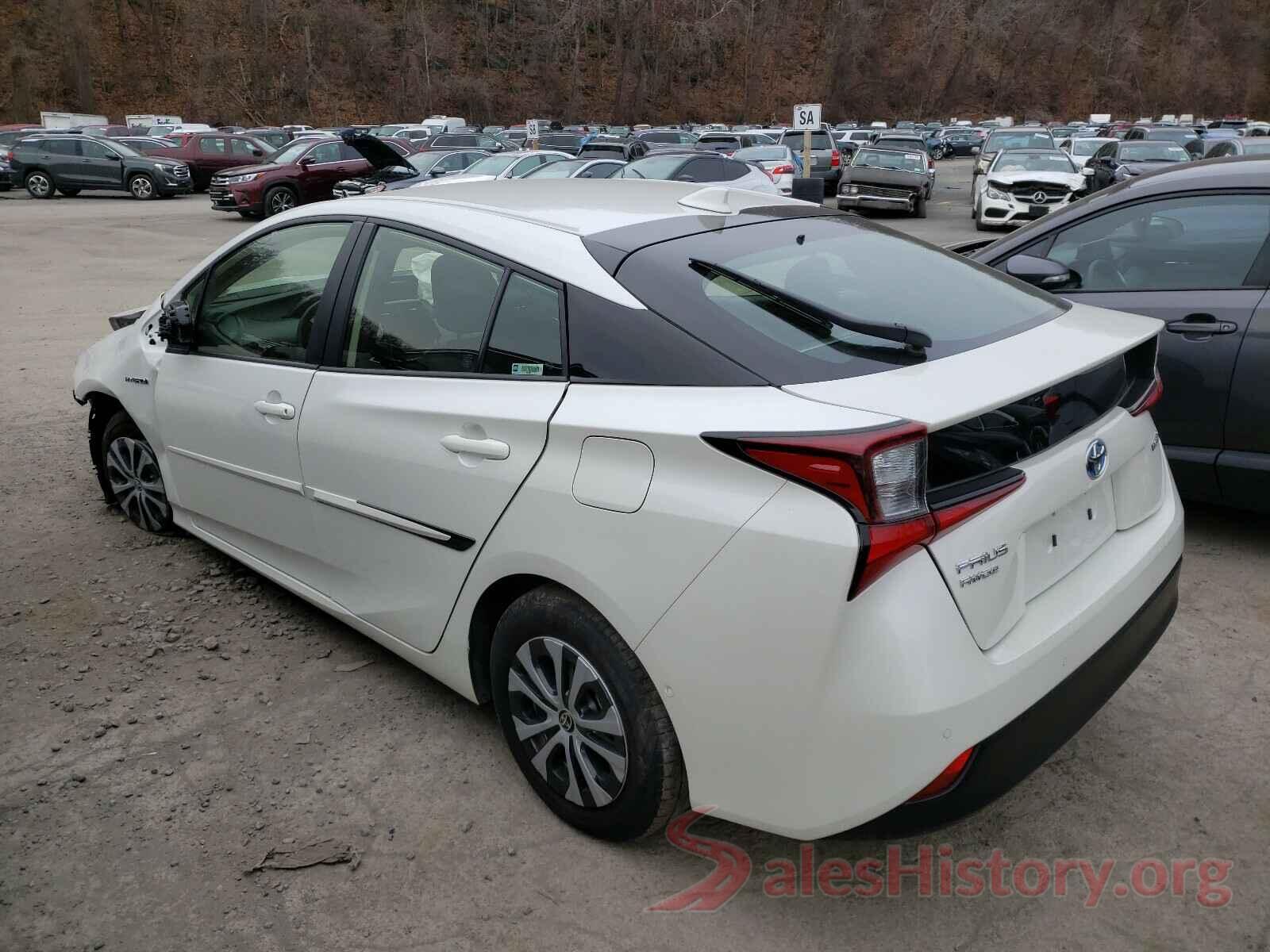 JTDL9RFUXK3011462 2019 TOYOTA PRIUS