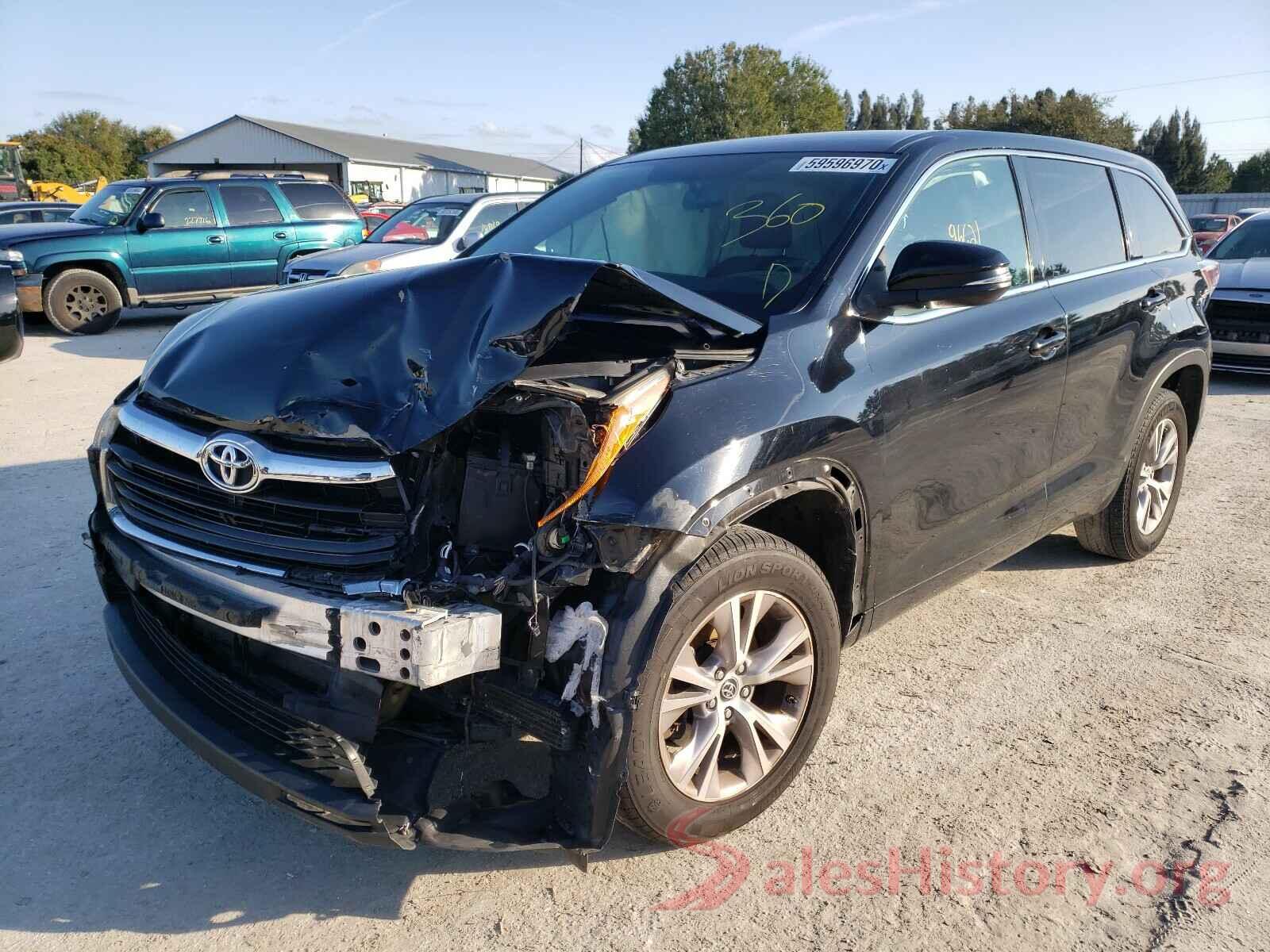 5TDZKRFH0GS127194 2016 TOYOTA HIGHLANDER