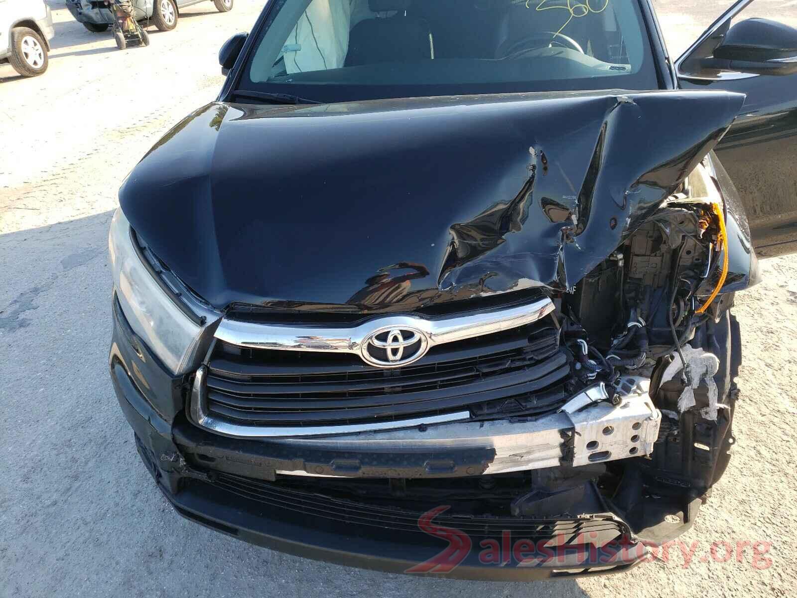 5TDZKRFH0GS127194 2016 TOYOTA HIGHLANDER