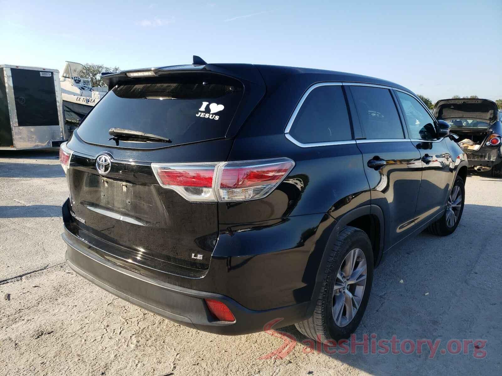 5TDZKRFH0GS127194 2016 TOYOTA HIGHLANDER