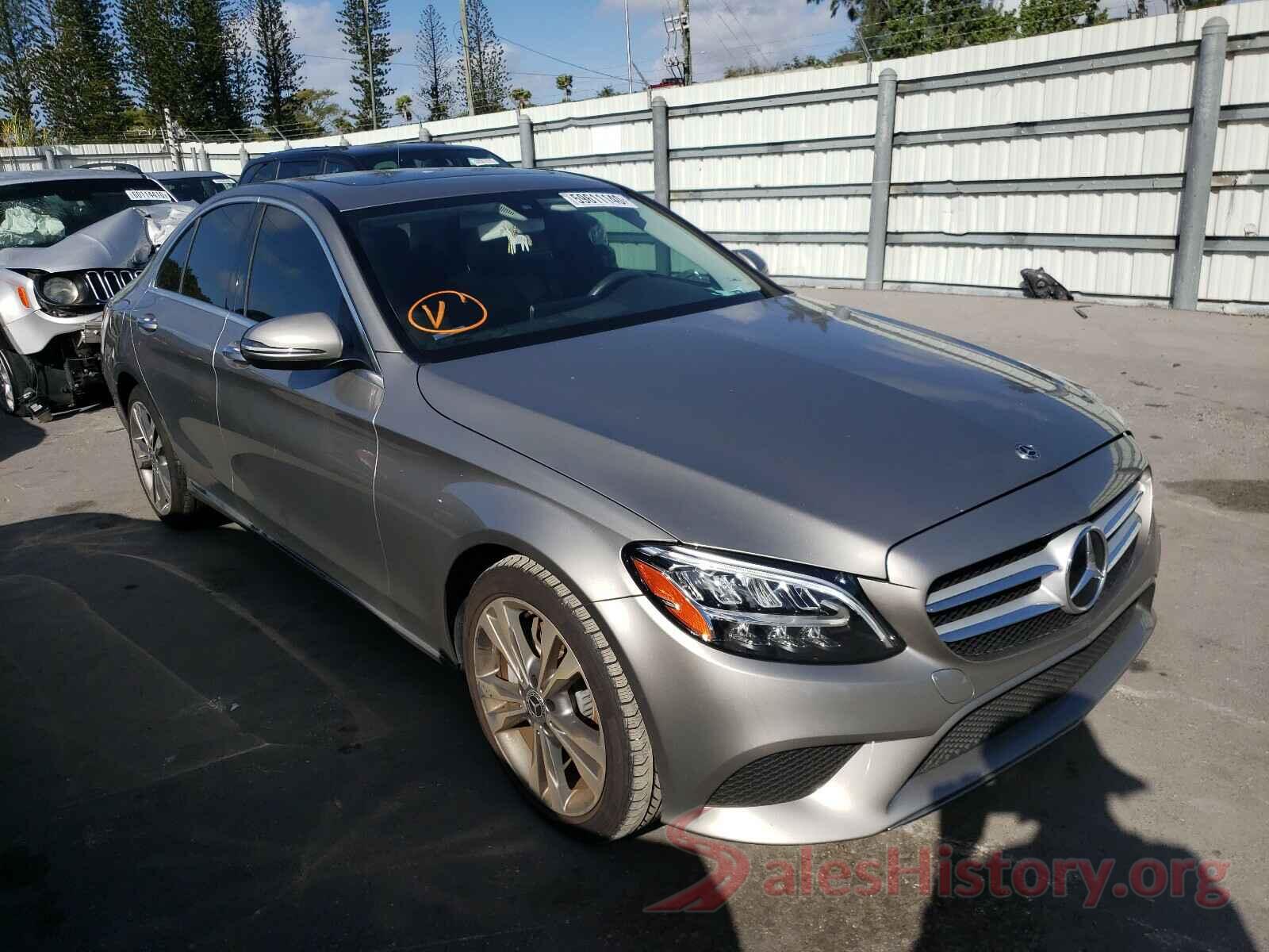 55SWF8DB2KU315839 2019 MERCEDES-BENZ C CLASS