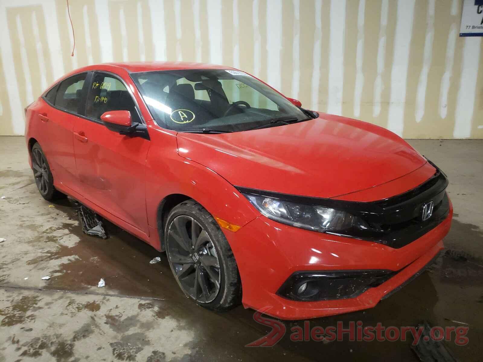 2HGFC2F87KH551942 2019 HONDA CIVIC