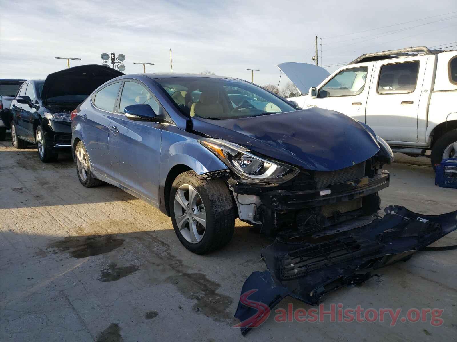 5NPDH4AE9GH686452 2016 HYUNDAI ELANTRA