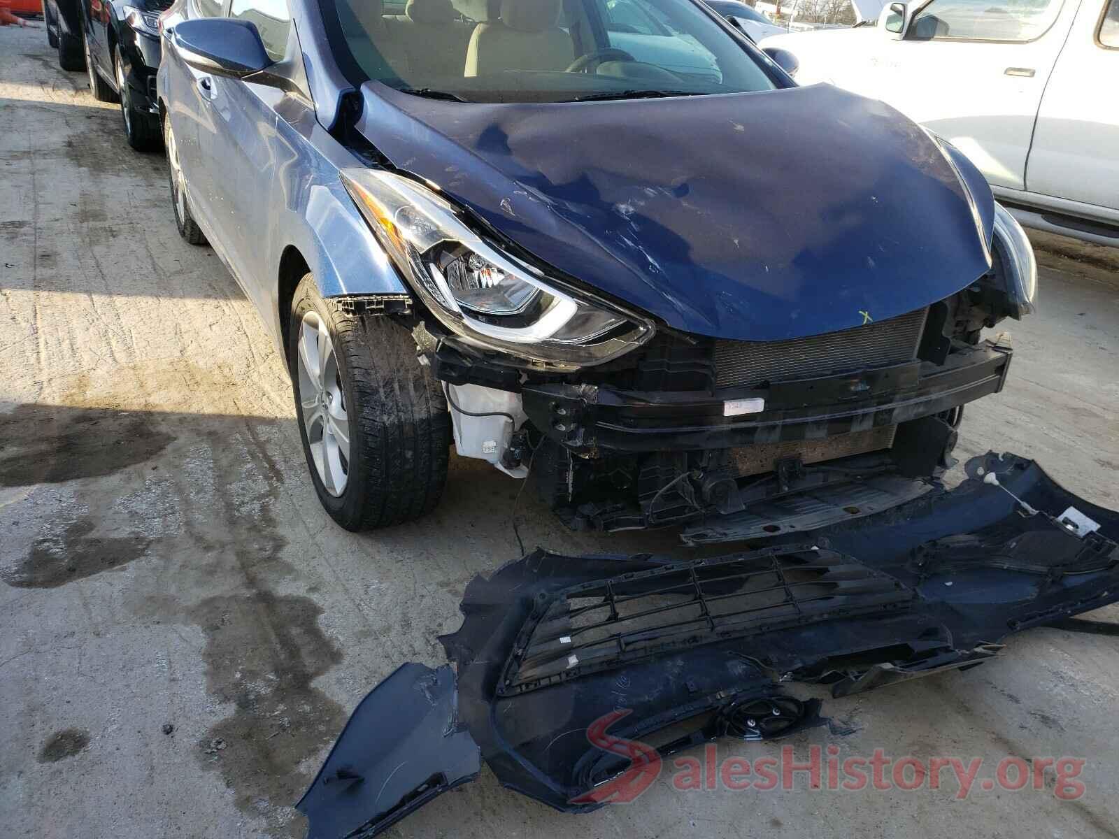 5NPDH4AE9GH686452 2016 HYUNDAI ELANTRA