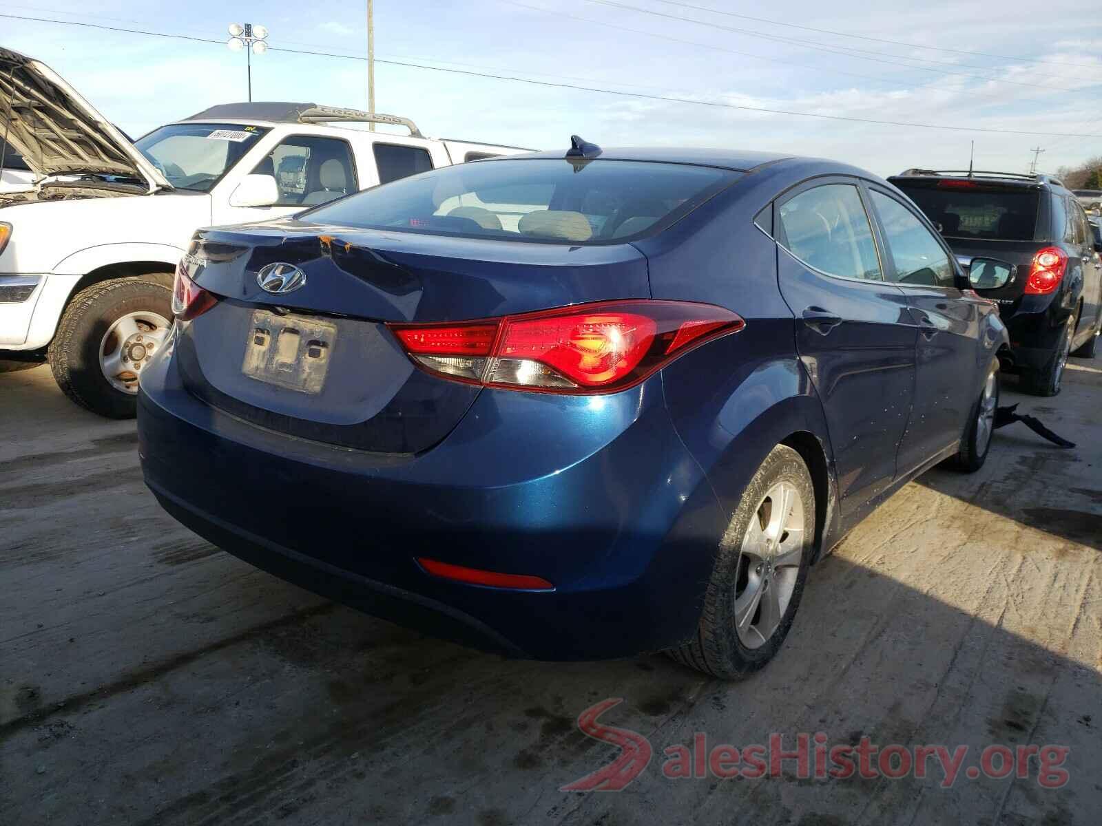 5NPDH4AE9GH686452 2016 HYUNDAI ELANTRA