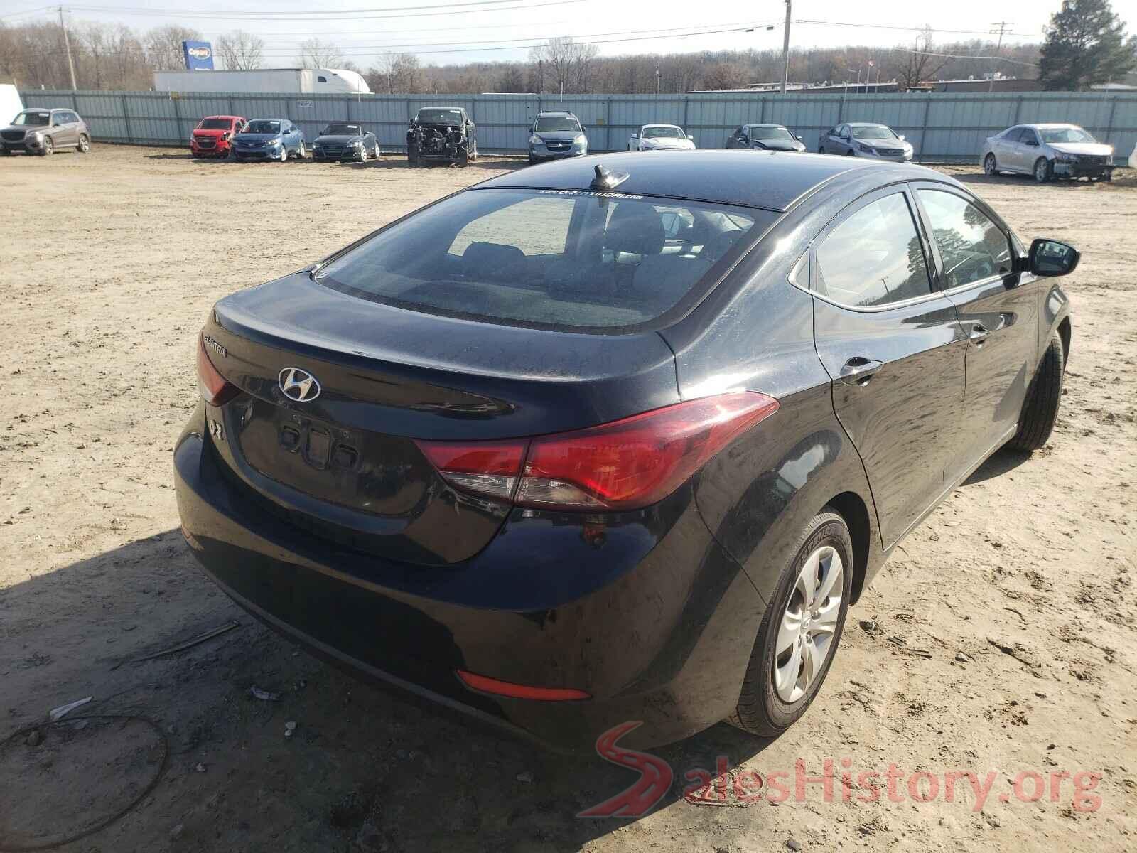 KMHDH4AE6GU635136 2016 HYUNDAI ELANTRA