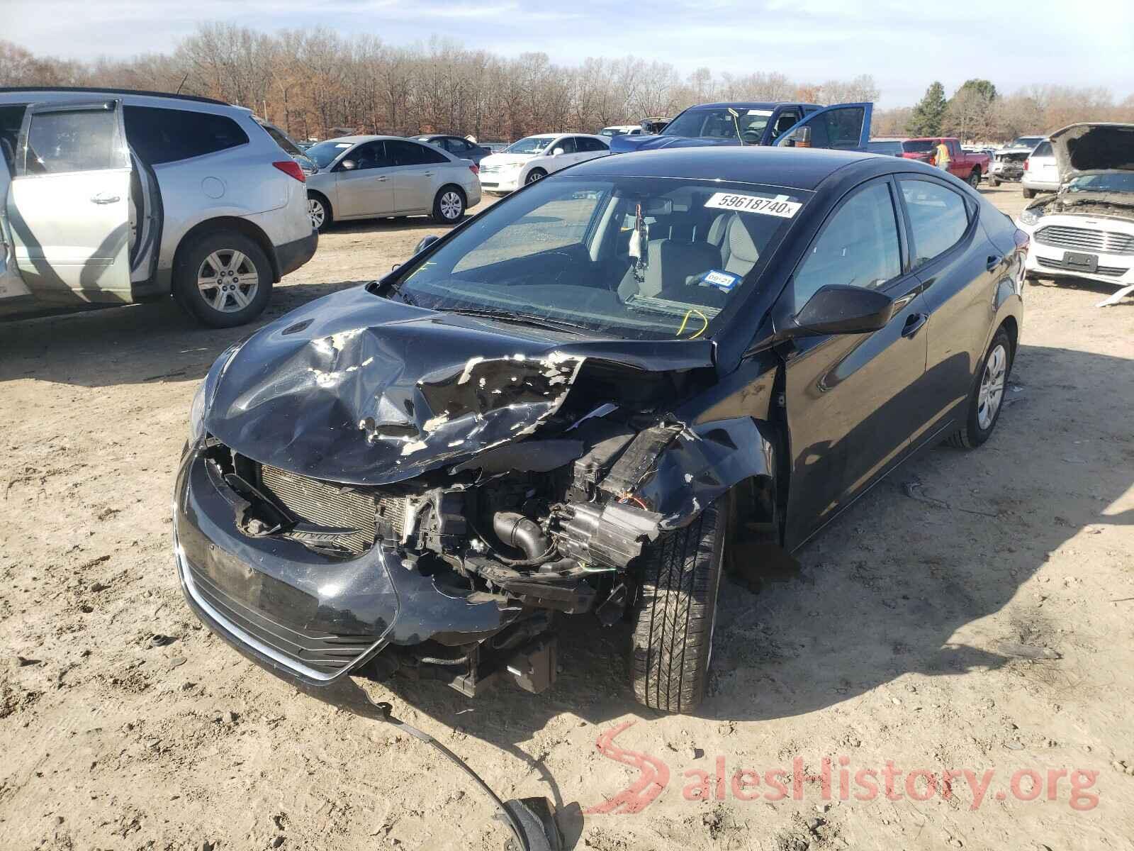 KMHDH4AE6GU635136 2016 HYUNDAI ELANTRA