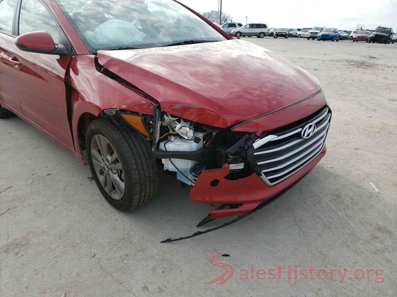 5NPD84LF7JH376278 2018 HYUNDAI ELANTRA