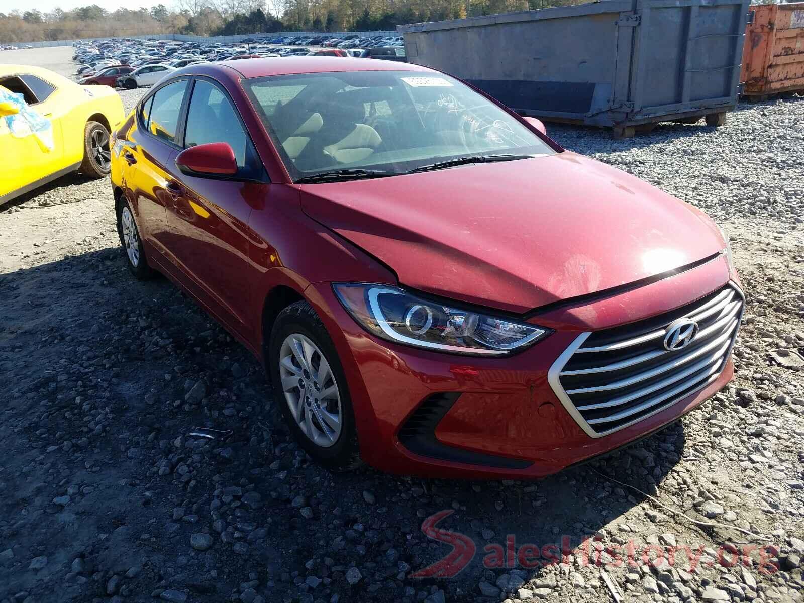 KMHD74LFXJU471907 2018 HYUNDAI ELANTRA