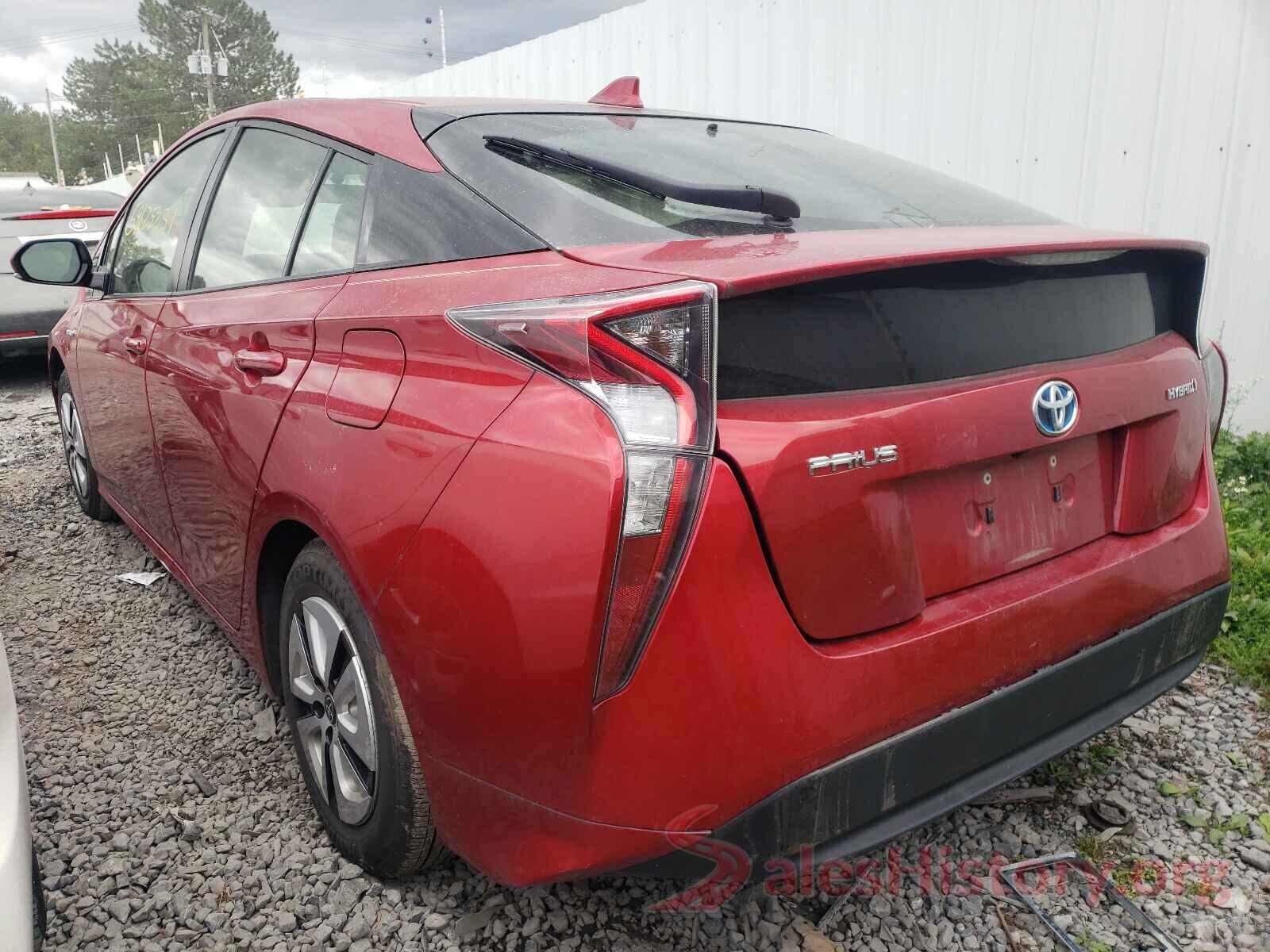 JTDKARFU0G3526643 2016 TOYOTA PRIUS