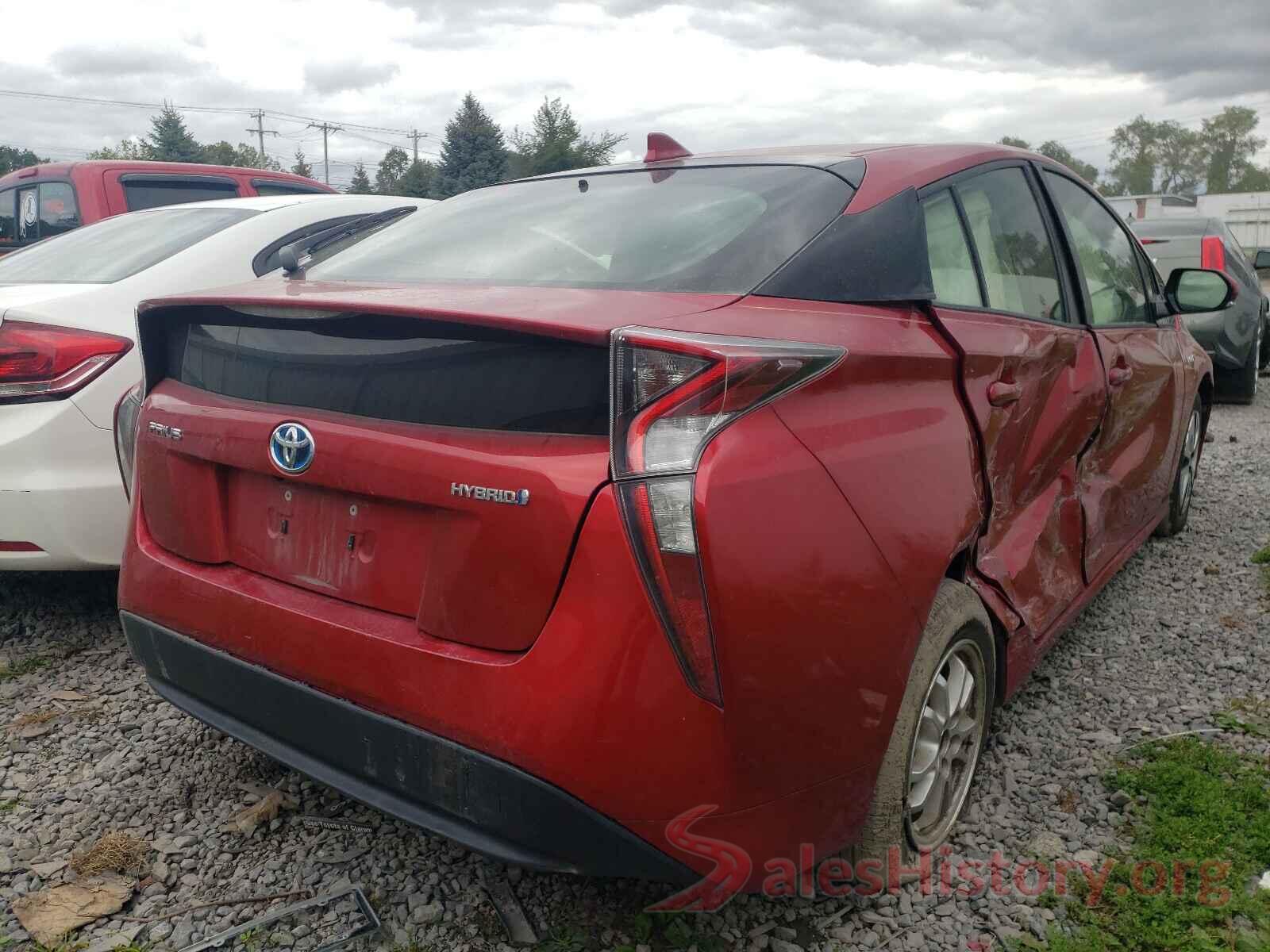 JTDKARFU0G3526643 2016 TOYOTA PRIUS