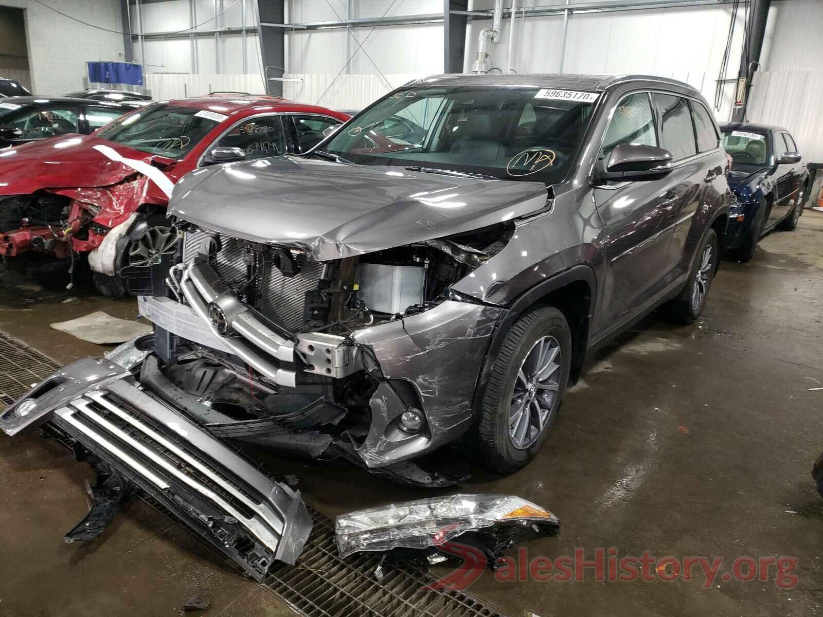 5TDJZRFH9KS609342 2019 TOYOTA HIGHLANDER