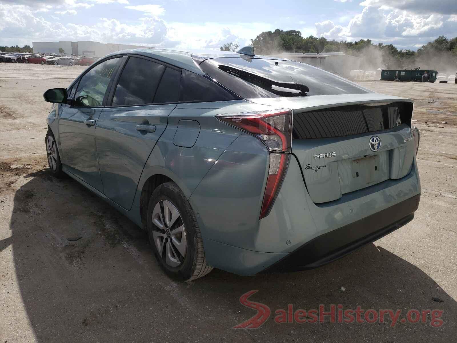 JTDKARFU5G3021066 2016 TOYOTA PRIUS