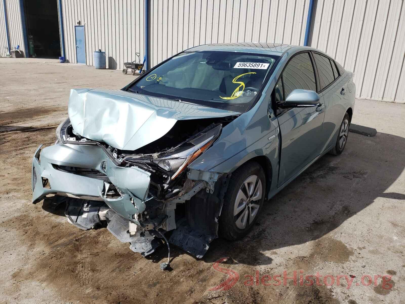 JTDKARFU5G3021066 2016 TOYOTA PRIUS