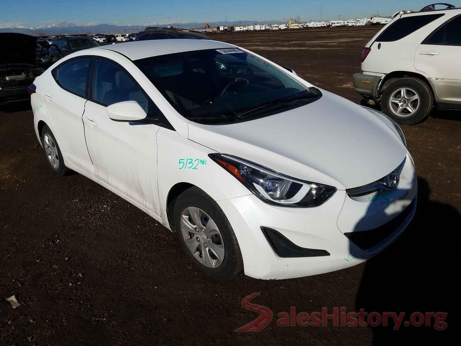 5NPDH4AE0GH679051 2016 HYUNDAI ELANTRA