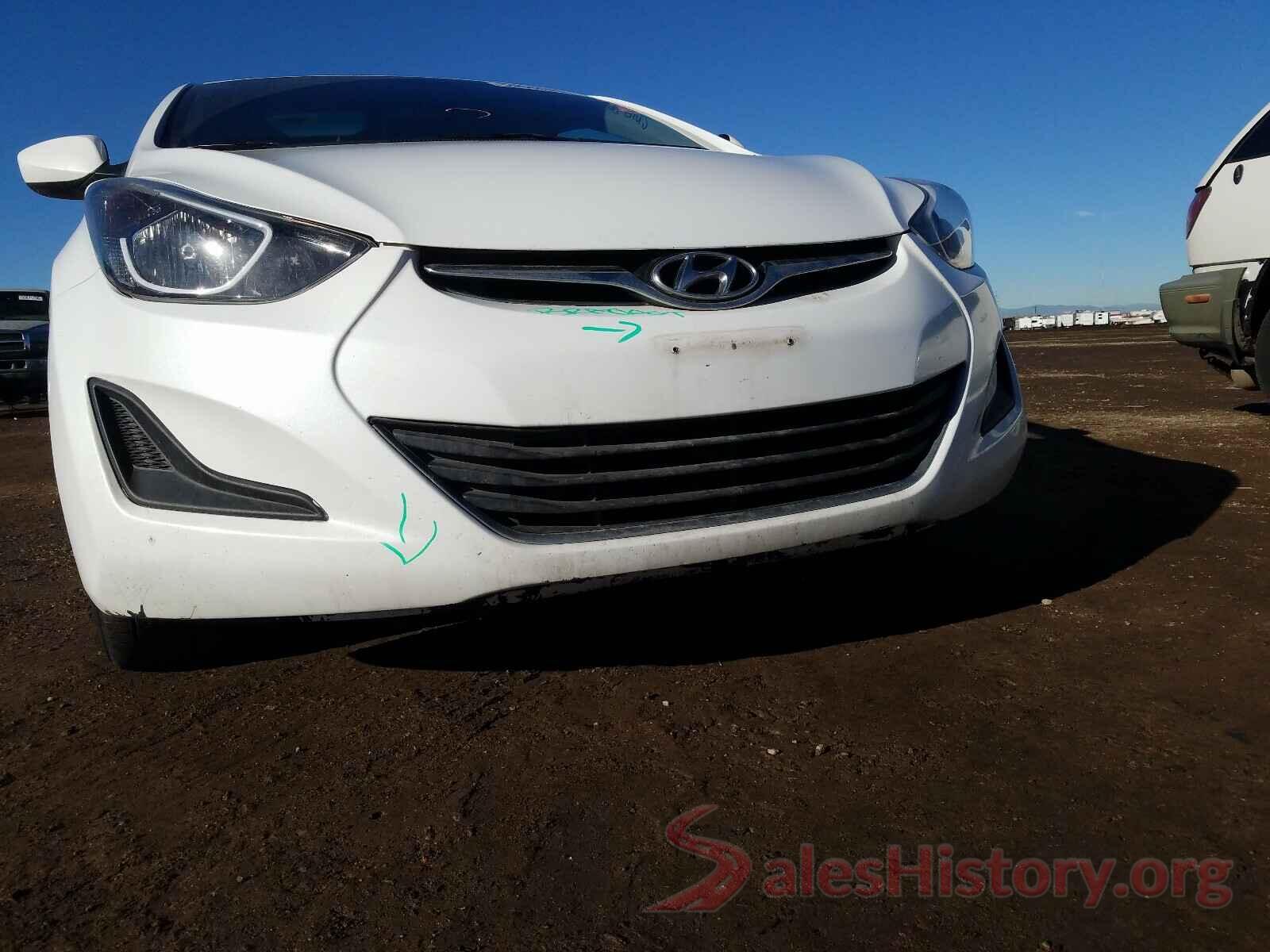 5NPDH4AE0GH679051 2016 HYUNDAI ELANTRA